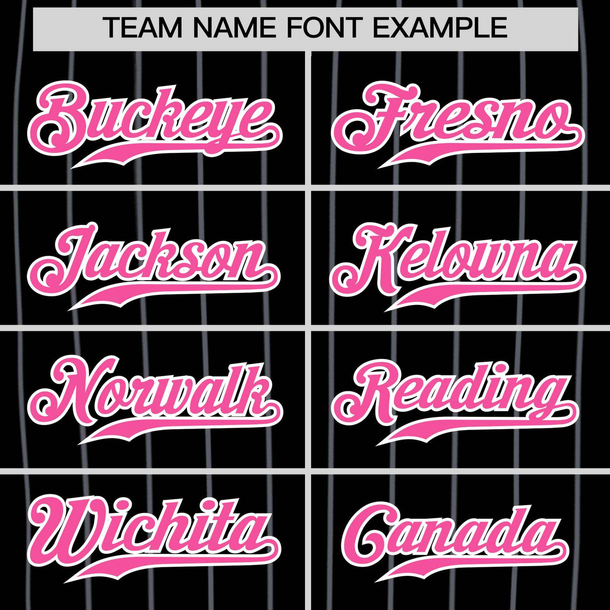 Custom Black Pink Pinstripe Authentic Baseball Jersey