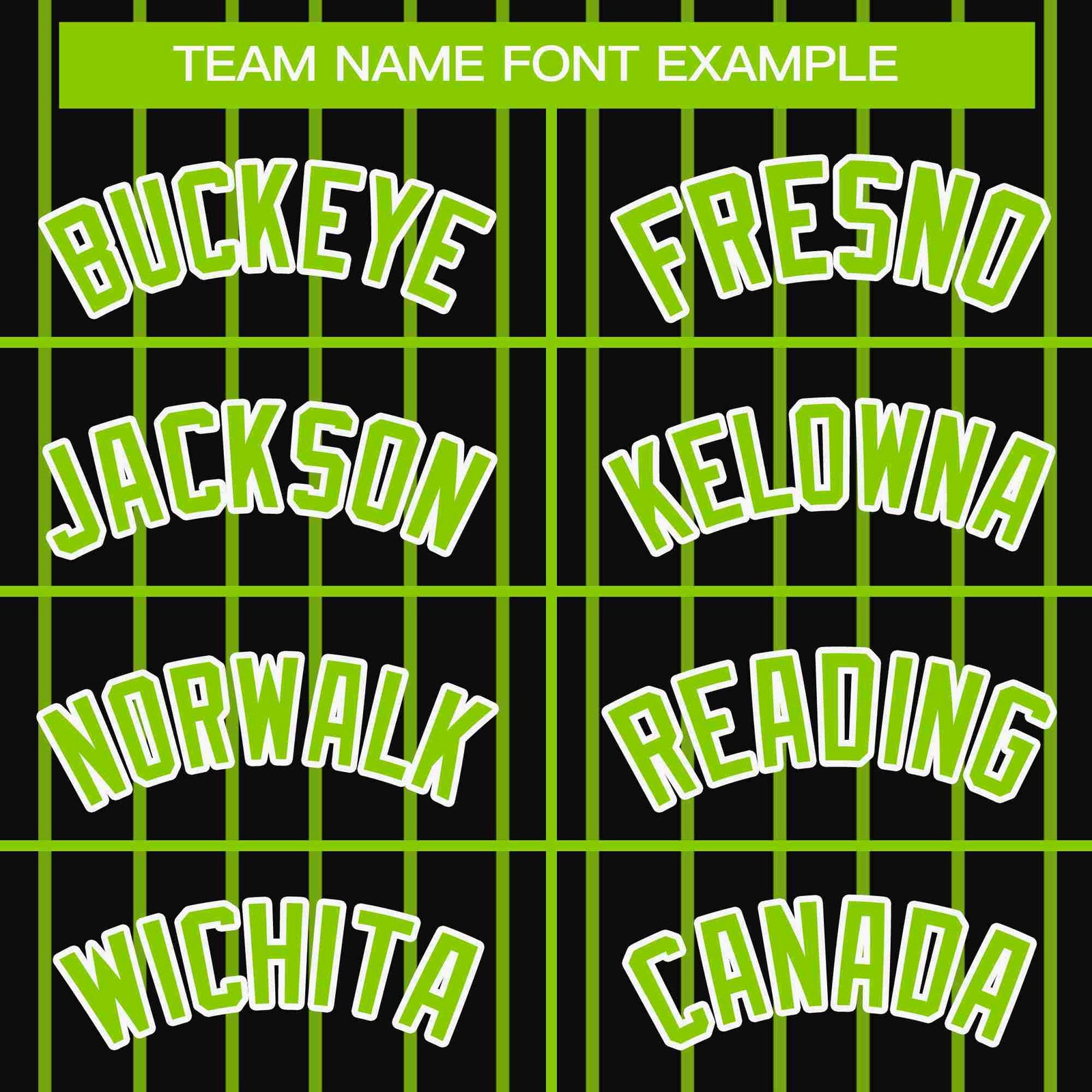 Custom Black Neon Green Stripe Fashion Design Full Button Authentic Baseball Jersey