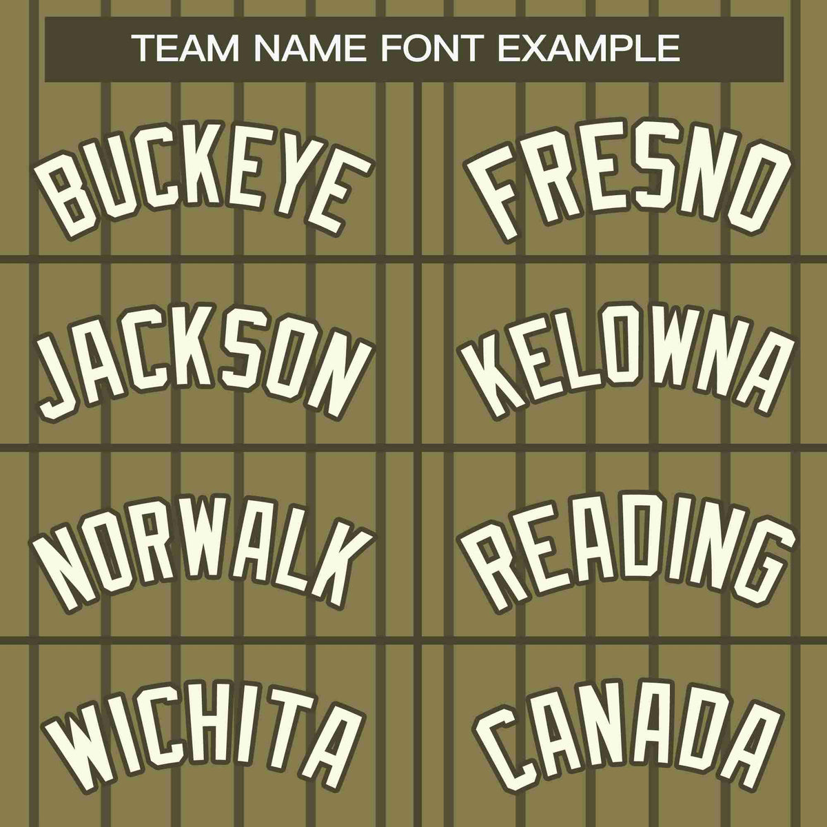 Custom Desert Yellow Olive Stripe Fashion Design Full Button Authentic Baseball Jersey