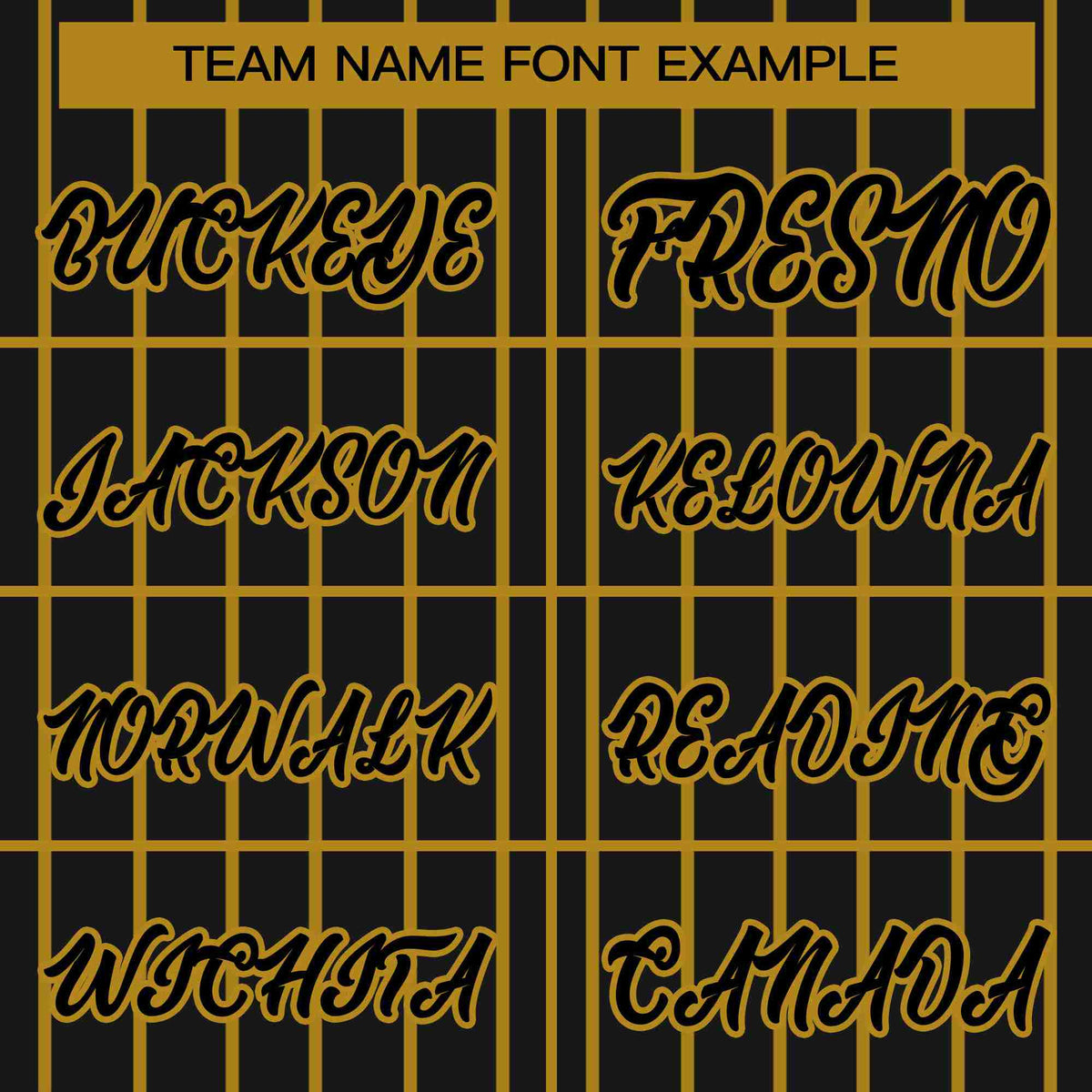 Custom Black Old Gold Stripe Fashion Design Full Button Authentic Baseball Jersey