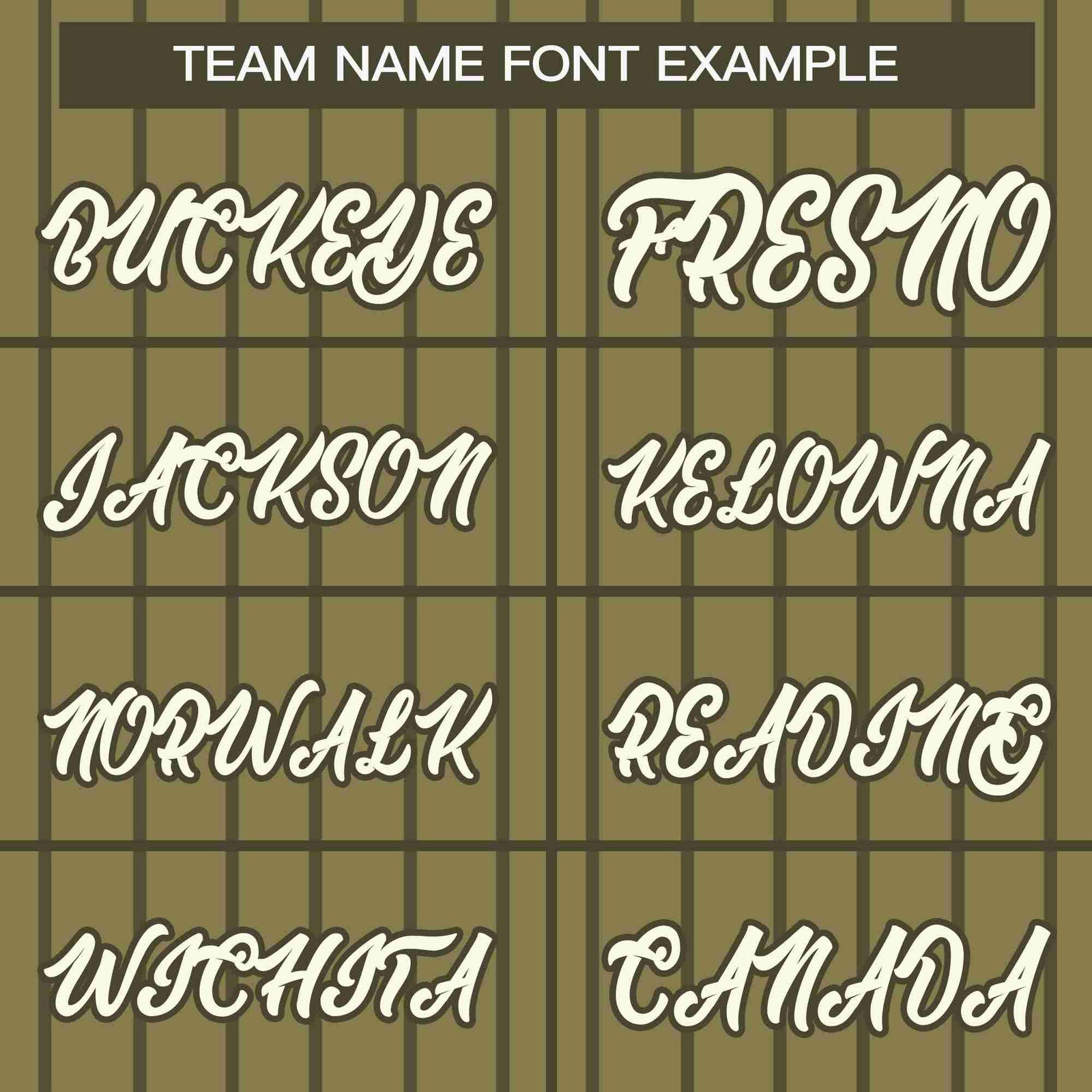 Custom Desert Yellow Olive Stripe Fashion Design Full Button Authentic Baseball Jersey