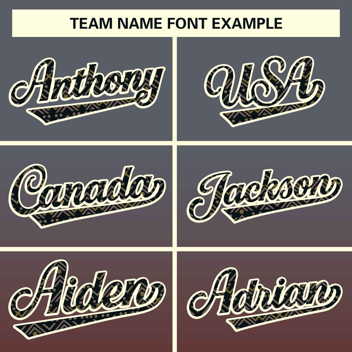 Custom Gradient Fashion Baseball Jersey Personalized Ethnic Pattern Name Number for Men Women Youth