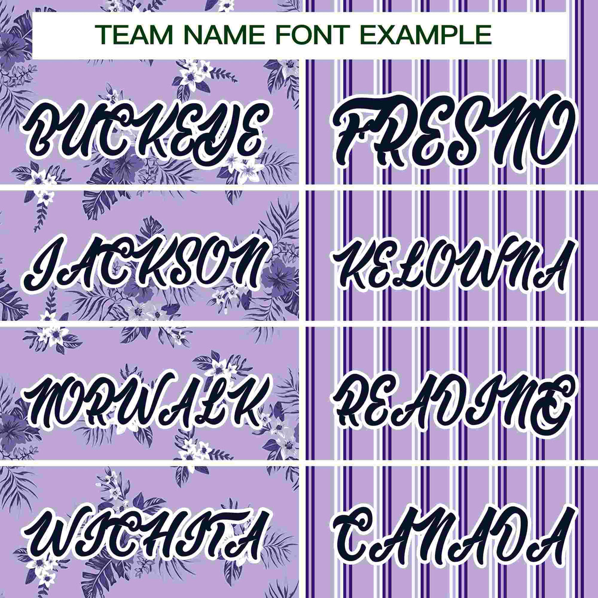 Custom Purple Black Hawaii Tropical Flower Stripe Fashion Baseball Jersey