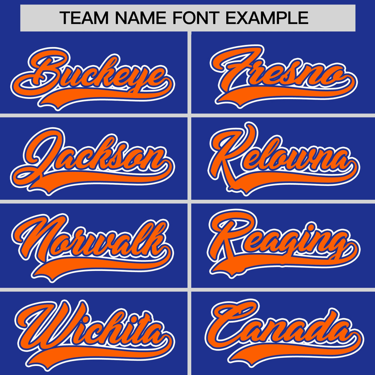 Custom Hockey Hoodie Jersey Royal Blue Orange Raglan Sleeves Lace-Up Neck Personal Name & Number & Logo