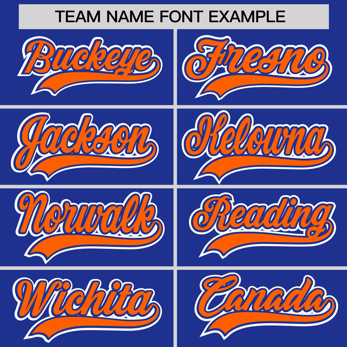 Custom Hockey Hoodie Jersey Royal Blue Orange Raglan Sleeves Lace-Up Neck Personal Name & Number & Logo