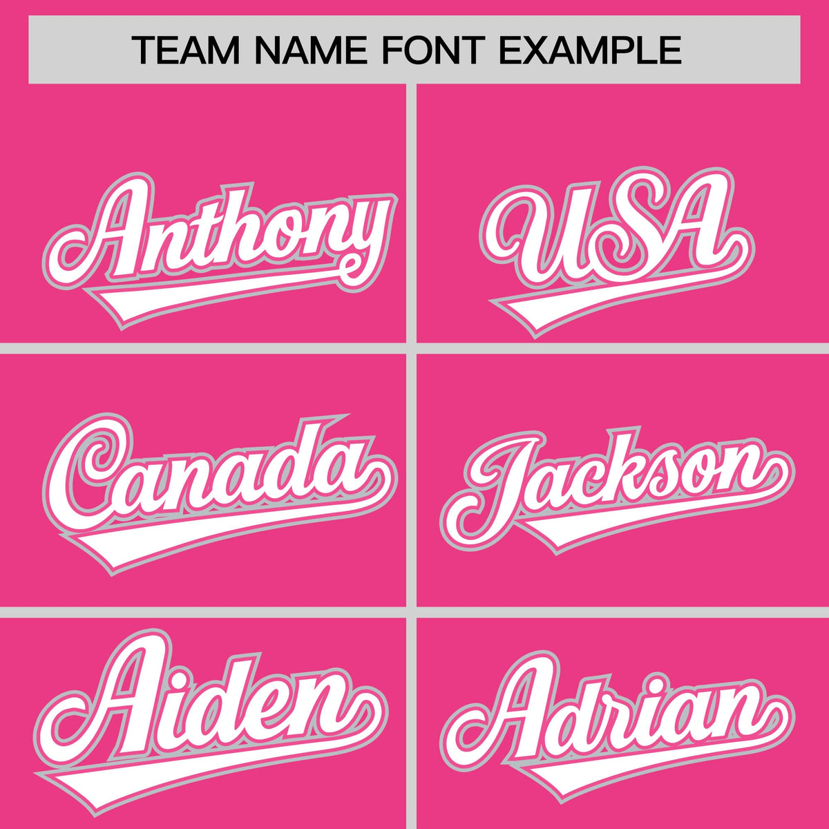 Custom Hockey Hoodie Jersey Pink Silver Classic Style Add Name,Number & Logo