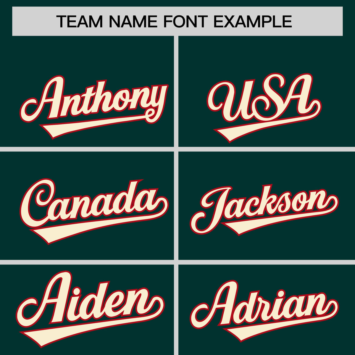 Custom Hockey Hoodie Jersey Midnight Green Red Classic Style Add Name,Number & Logo