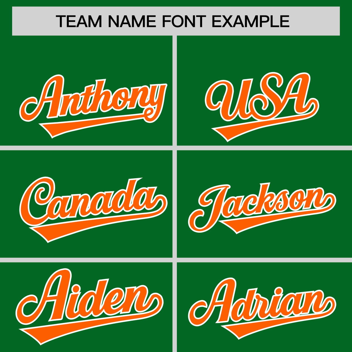 Custom Hockey Hoodie Jersey Kelly Green Orange Classic Style for Men&Youth