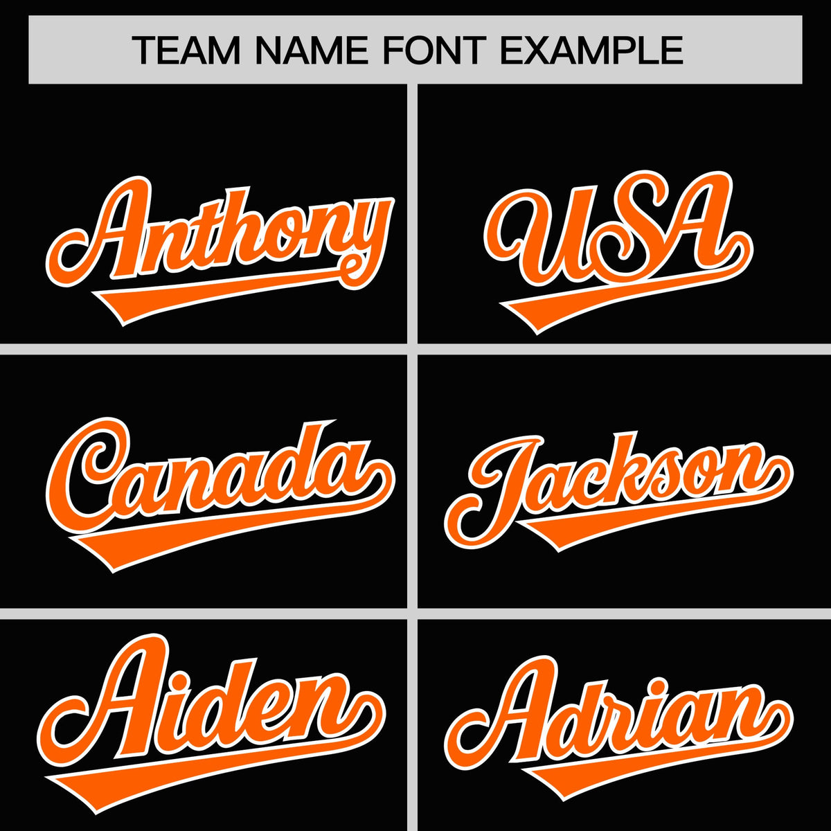 Custom Hockey Hoodie Jersey Black Orange Classic Style Add Name,Number & Logo