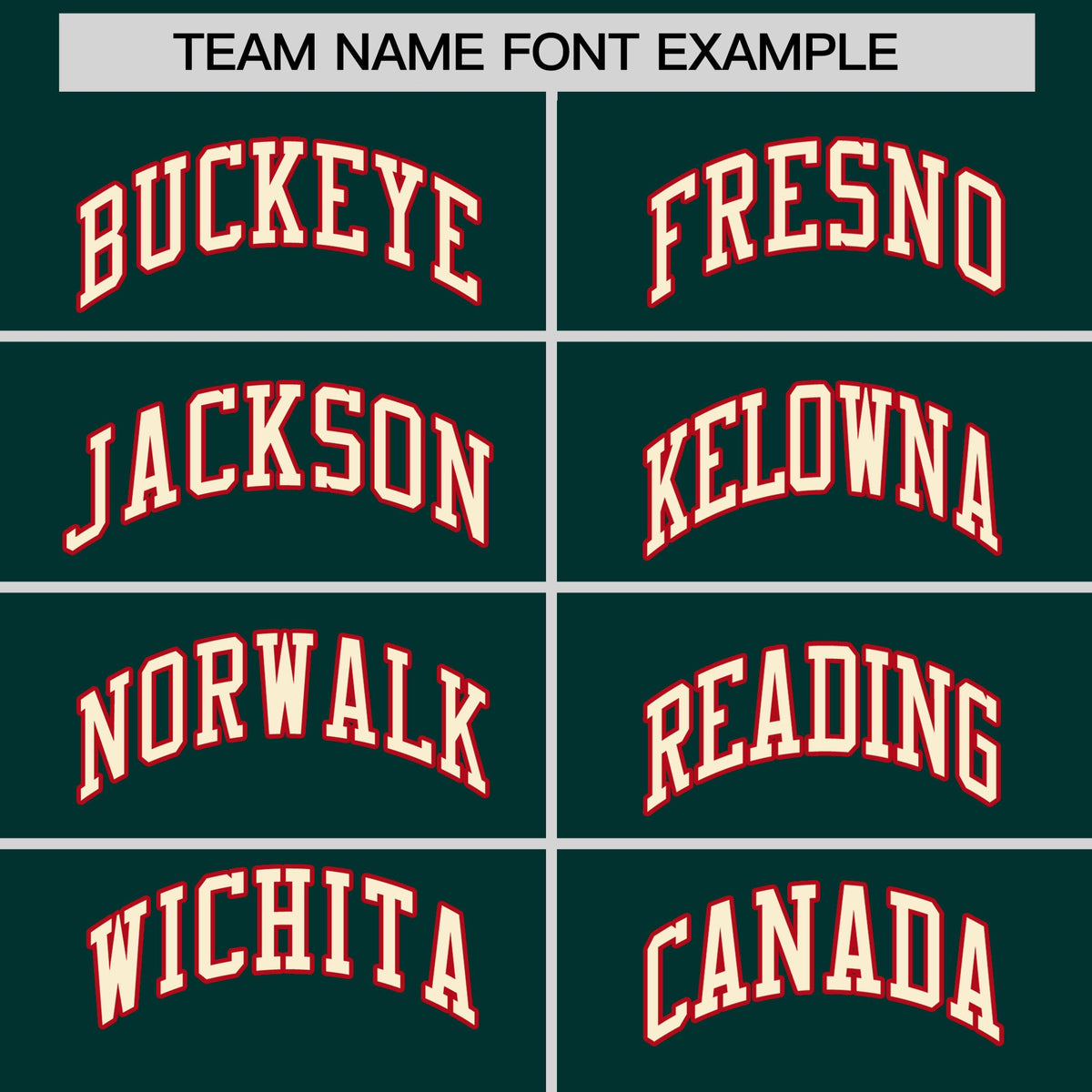 Custom Hockey Hoodie Jersey Midnight Green Red Classic Style Add Name,Number & Logo