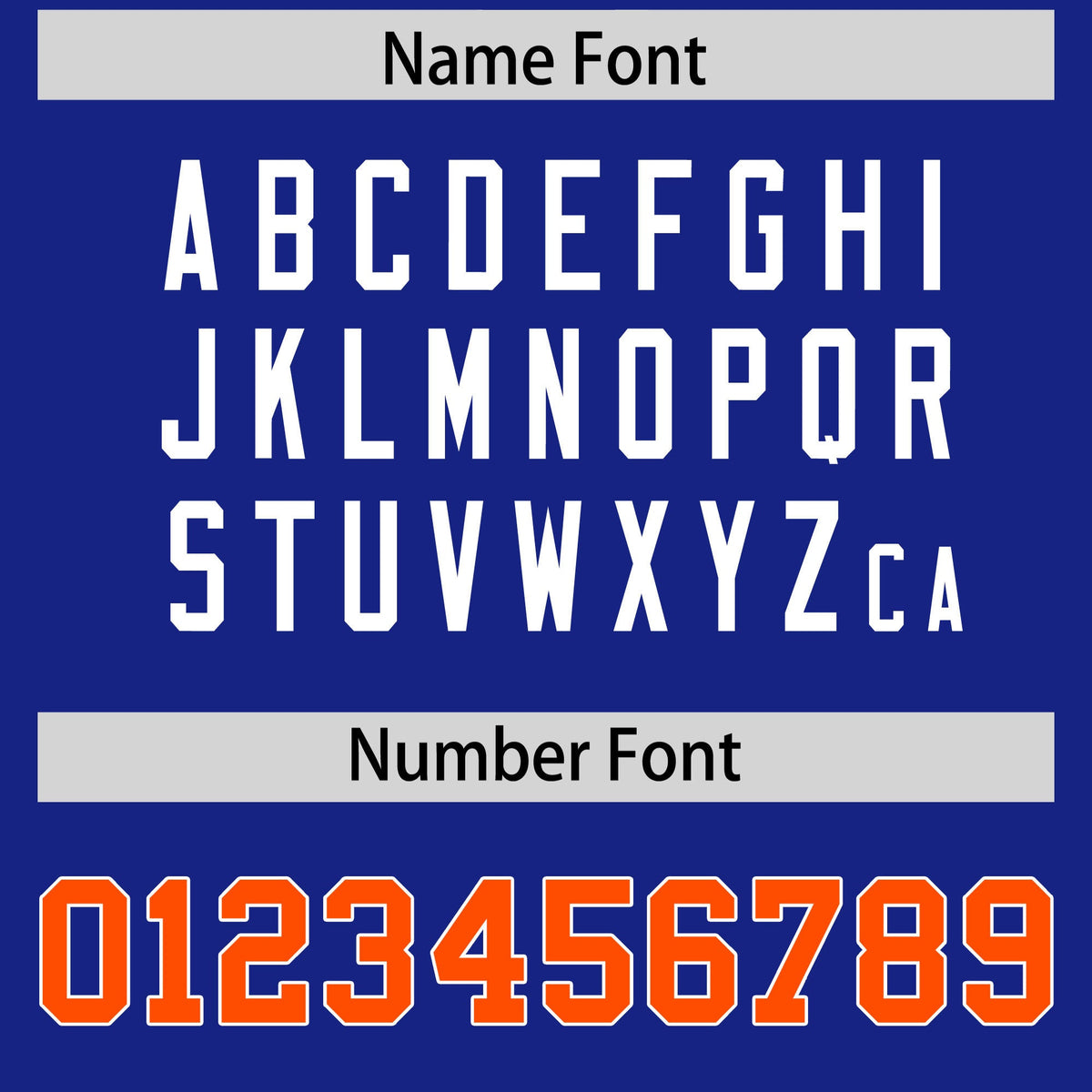 Custom Royal Blue Orange White Star Series Personalization Lace-Up Neck Hockey Jersey| KXKSHOP