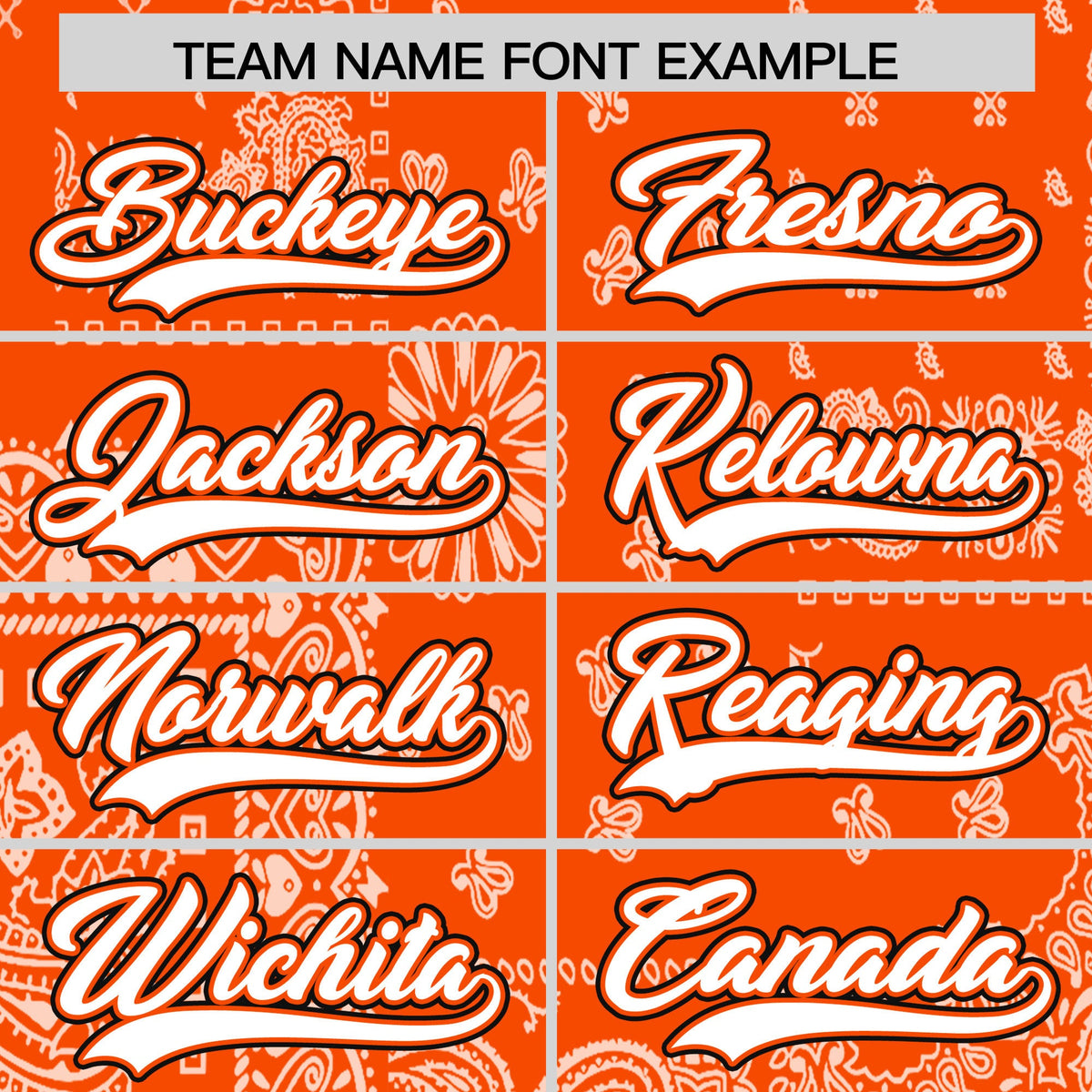 Custom Black Orange White Cashew Flower Graffiti Pattern V-Neck Hockey Jersey| KXKSHOP