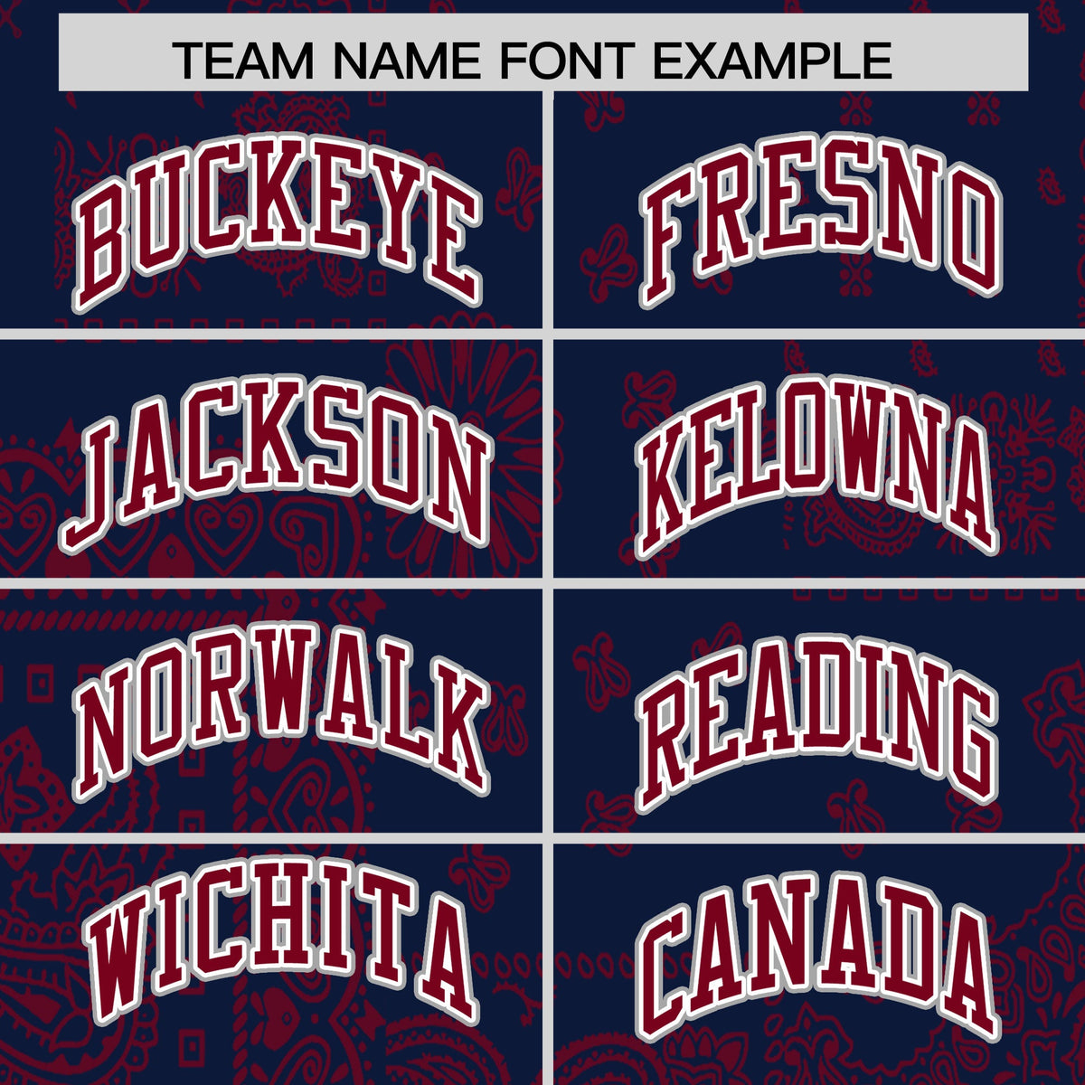 Custom Crimson Navy White Cashew Flower Graffiti Pattern V-Neck Hockey Jersey| KXKSHOP