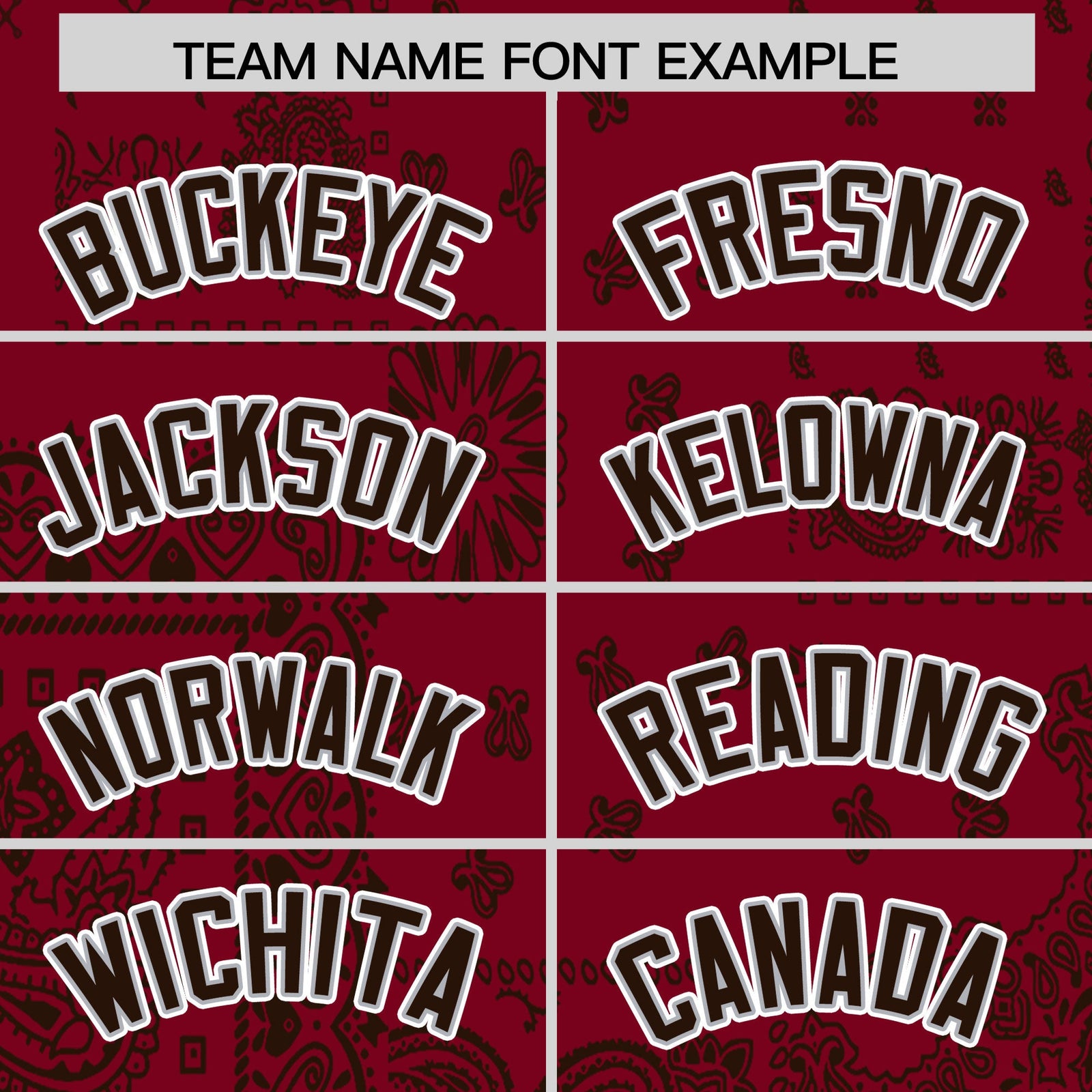 Custom Brown Crimson White Cashew Flower Graffiti Pattern V-Neck Hockey Jersey| KXKSHOP