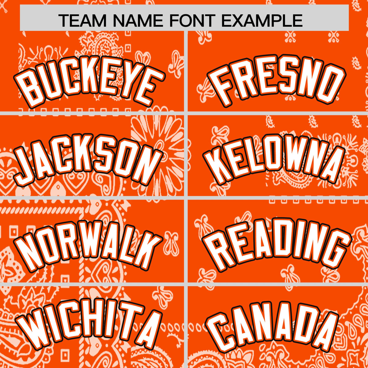 Custom Black Orange White Cashew Flower Graffiti Pattern V-Neck Hockey Jersey| KXKSHOP