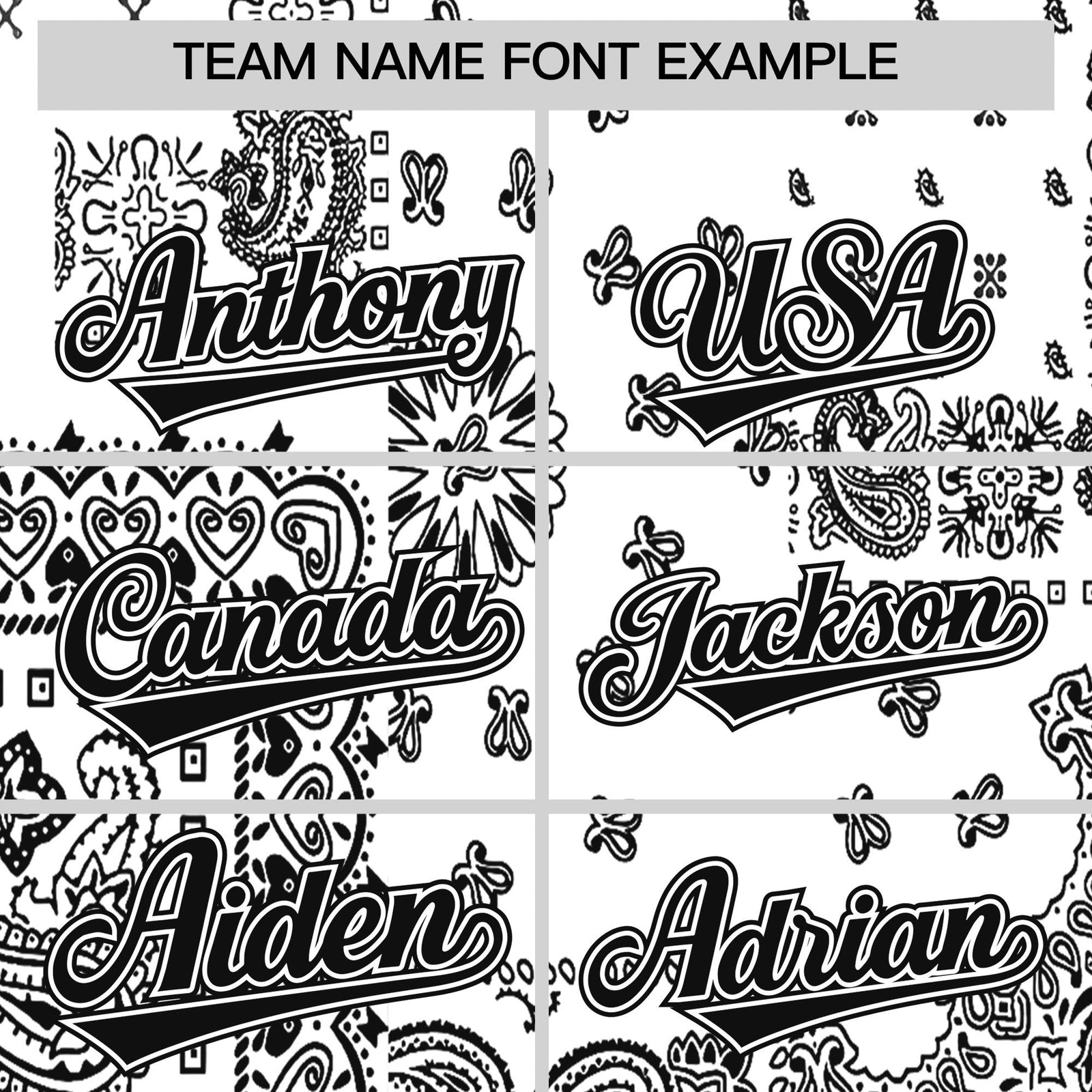 Custom Black White Cashew Flower Graffiti Pattern V-Neck Hockey Jersey| KXKSHOP