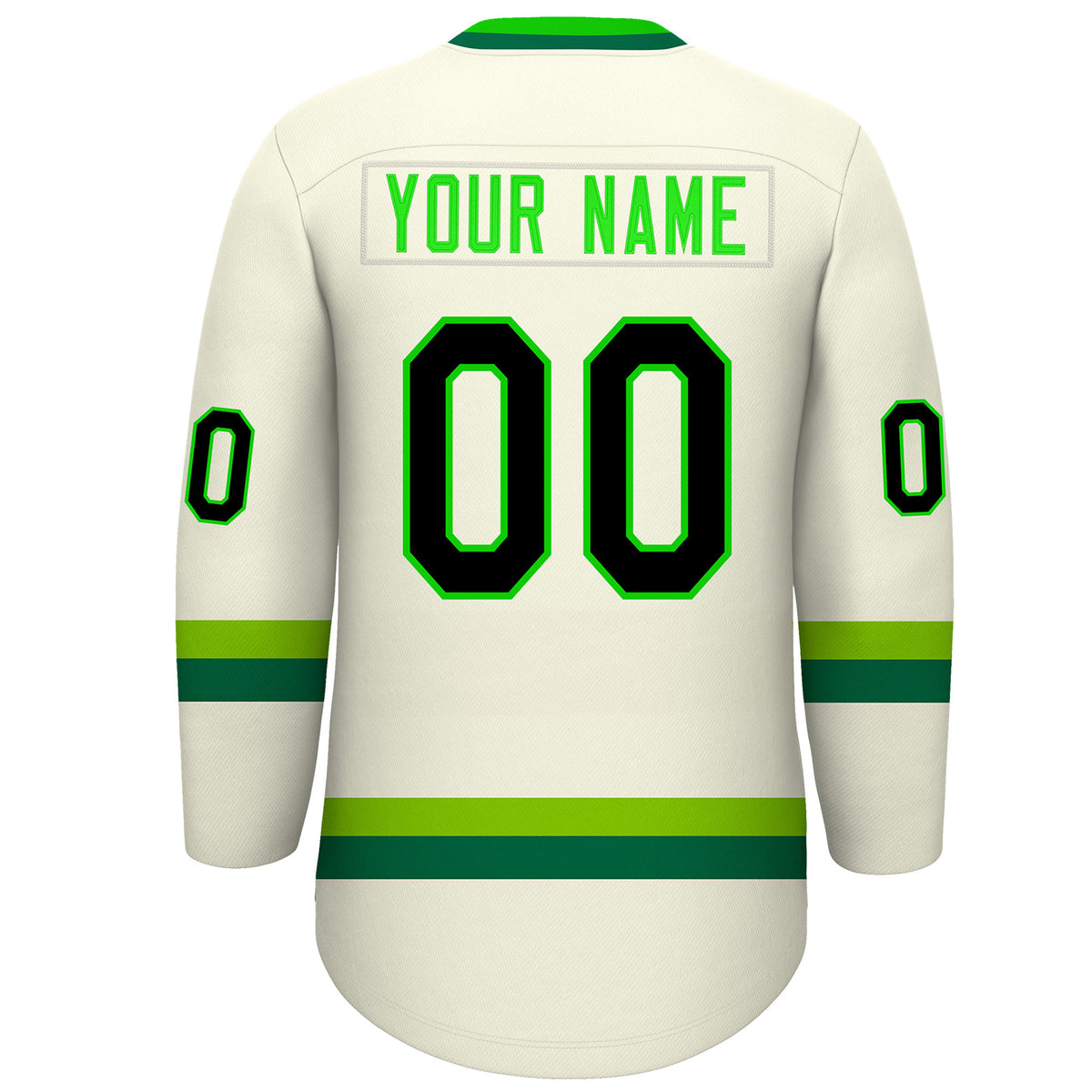 VVHL S9 Sewer Kings White Green Hockey Jersey