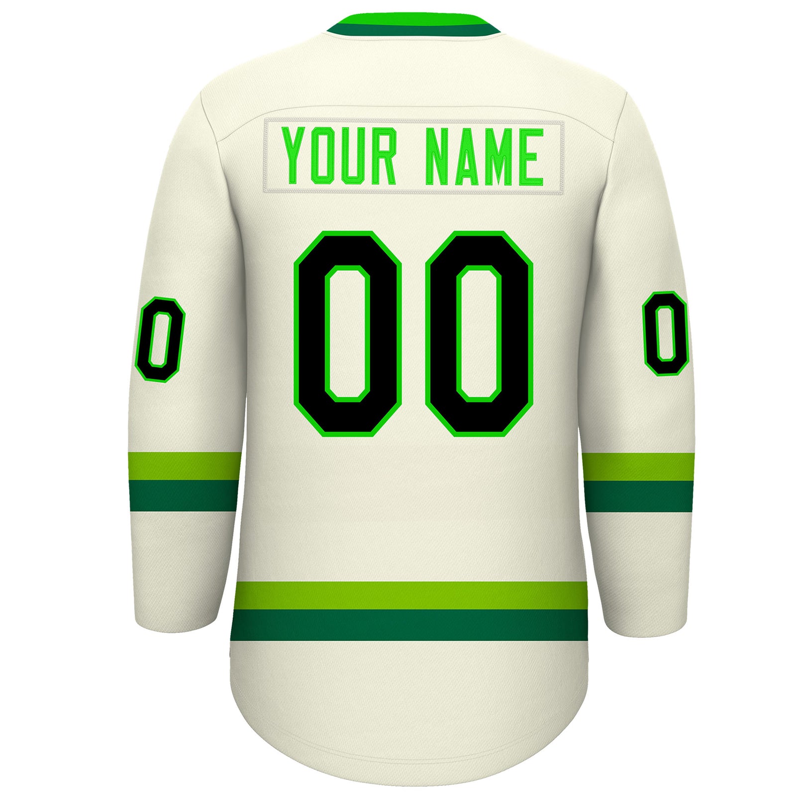 VVHL S9 Sewer Kings White Green Hockey Jersey