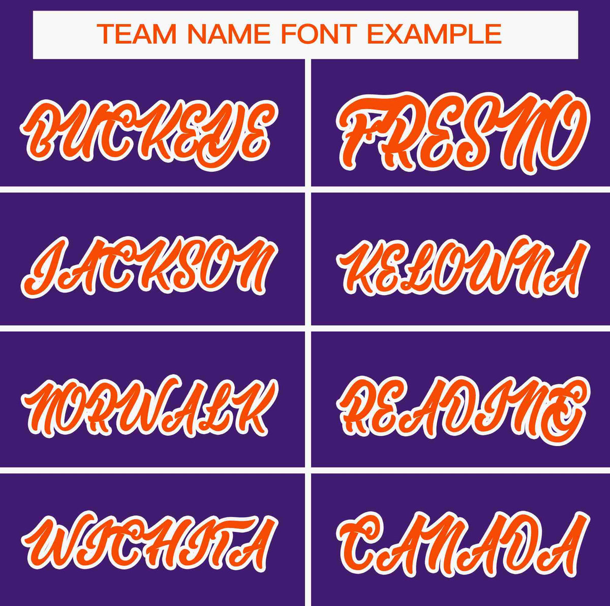 Custom Purple Orange-White Classic Style Personalized Full Button Authentic Baseball Jersey