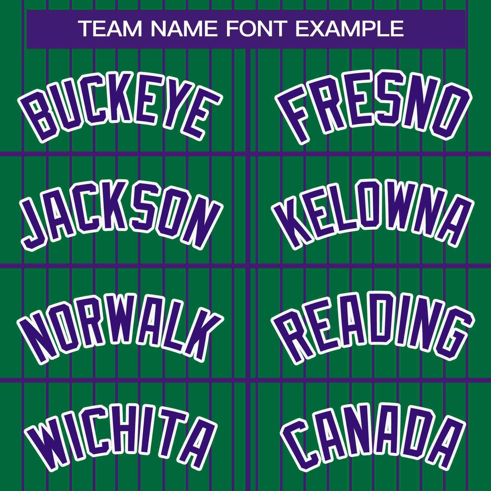 Custom Kelly Green Purple Stripe Fashion Design Full Button Authentic Baseball Jersey