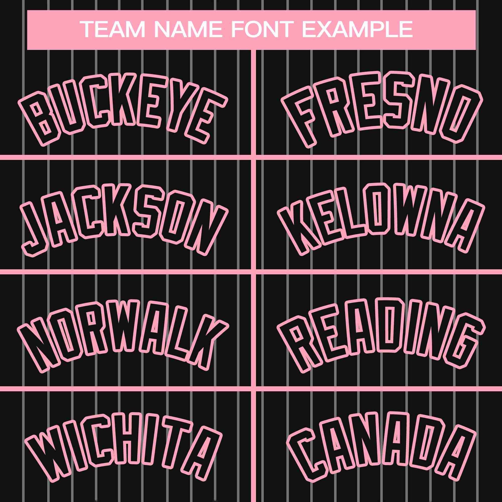 Custom Black Pink Stripe Fashion Design Full Button Authentic Baseball Jersey