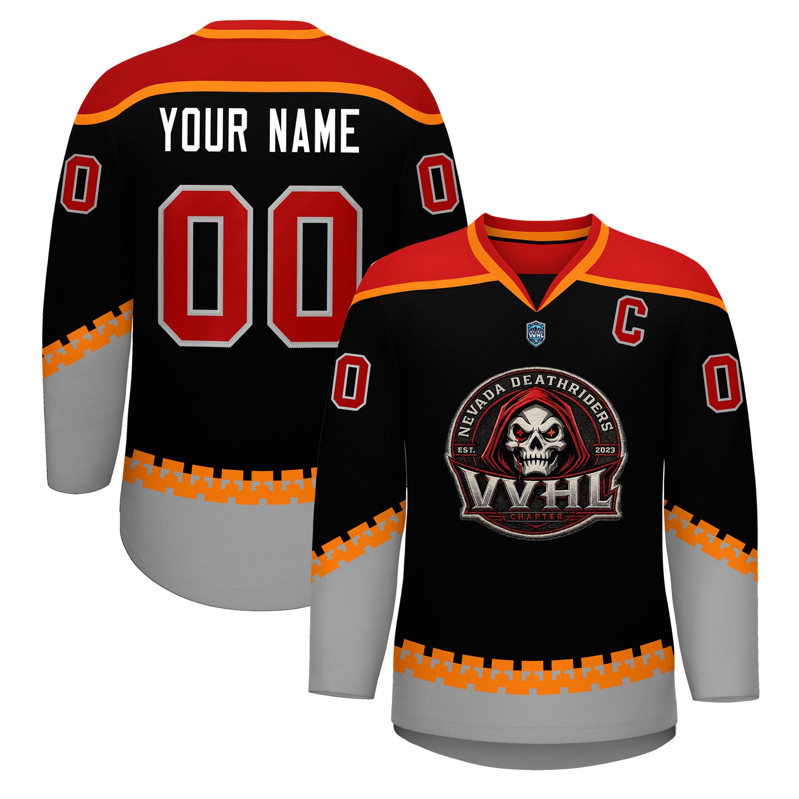 VVHL S10 NEVADA DEATHRIDERS  Hockey Jersey