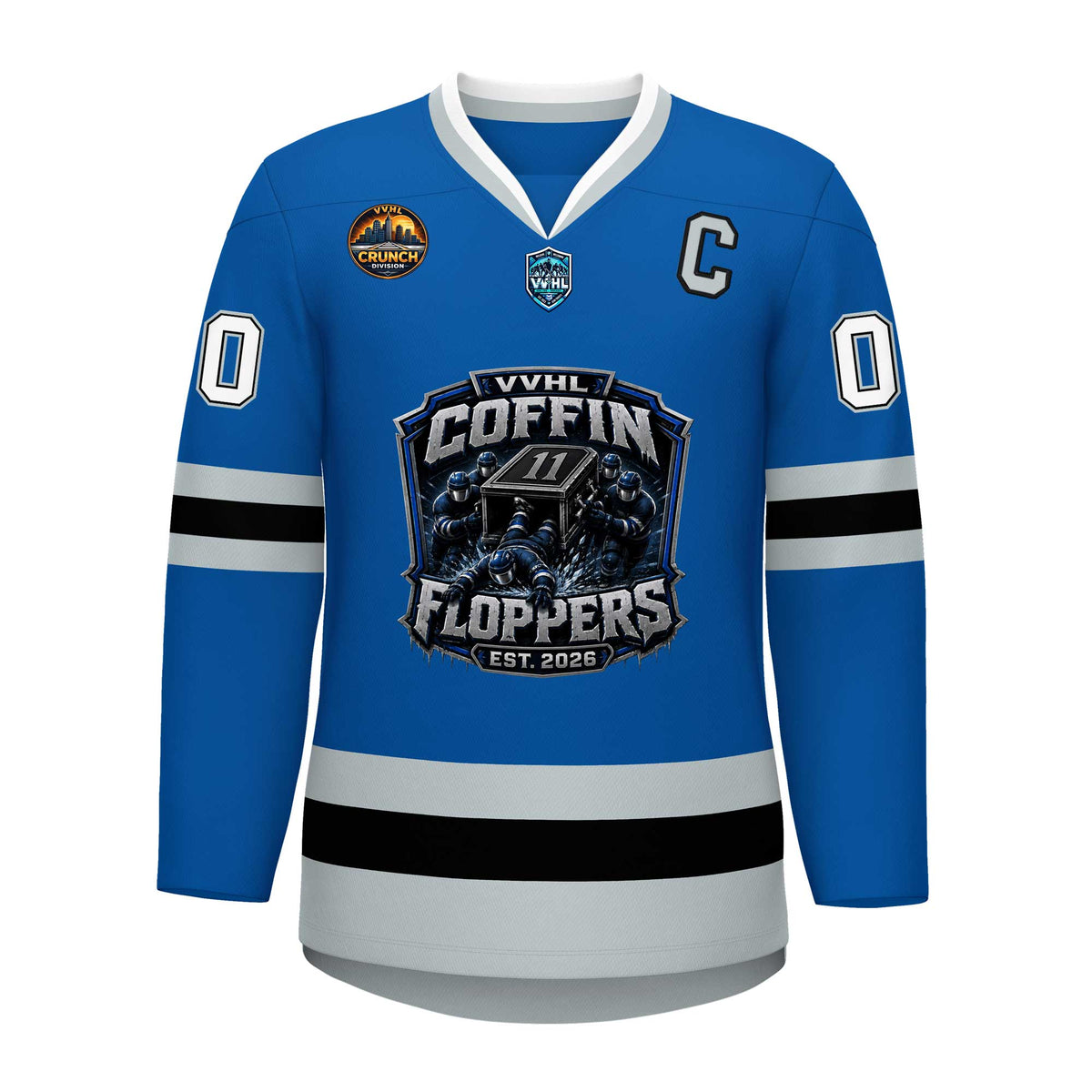 VVHL S11 Coffin Floppers   Hockey Jersey