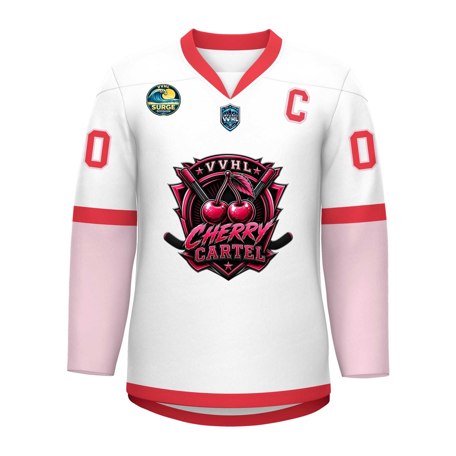 VVHL S11 Cherry Cartel   Hockey Jersey