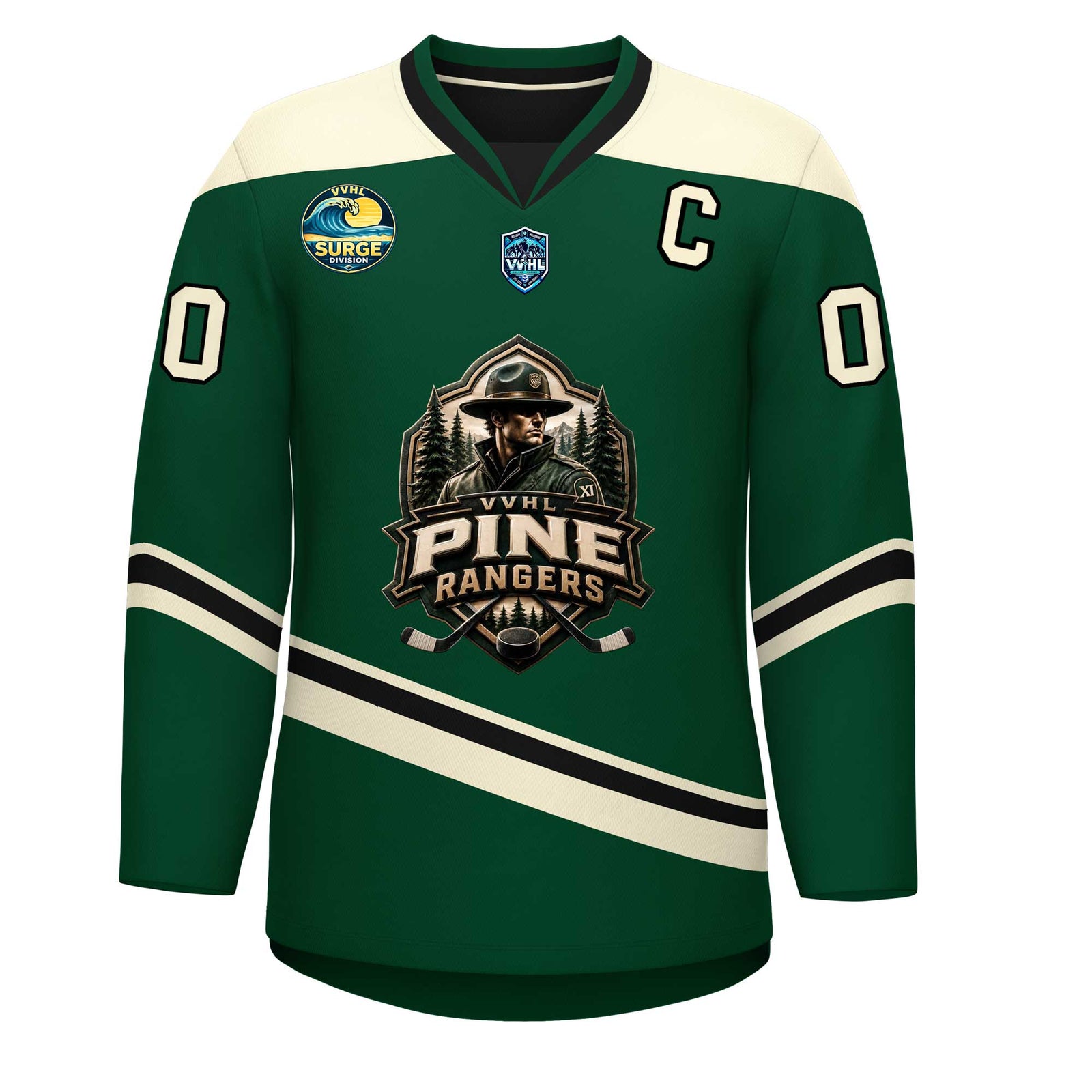 VVHL S11 Pine Rangers Hockey Jersey