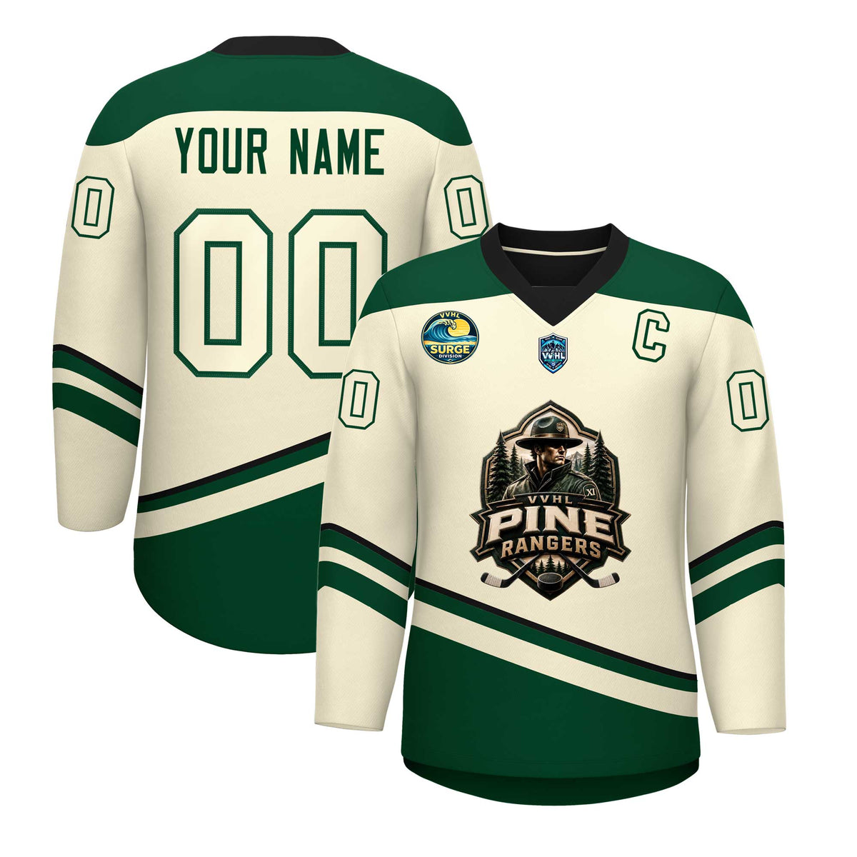 VVHL S11 Pine Rangers Hockey Jersey