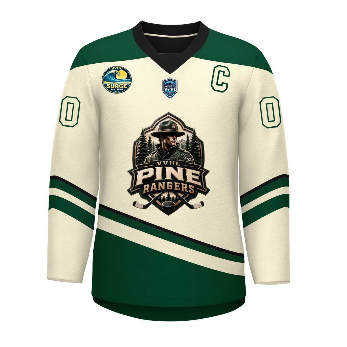 VVHL S11 Pine Rangers Hockey Jersey