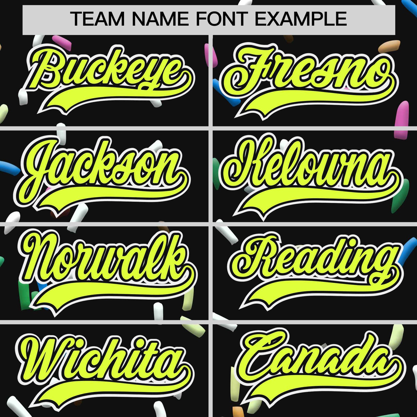 Custom Black Fluorescent Green Ice Cream Pattern Personalized V-Neck Hockey Jersey