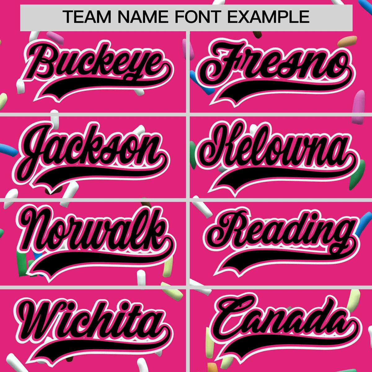 Custom Rose Red Black Ice Cream Pattern Personalized V-Neck Hockey Jersey