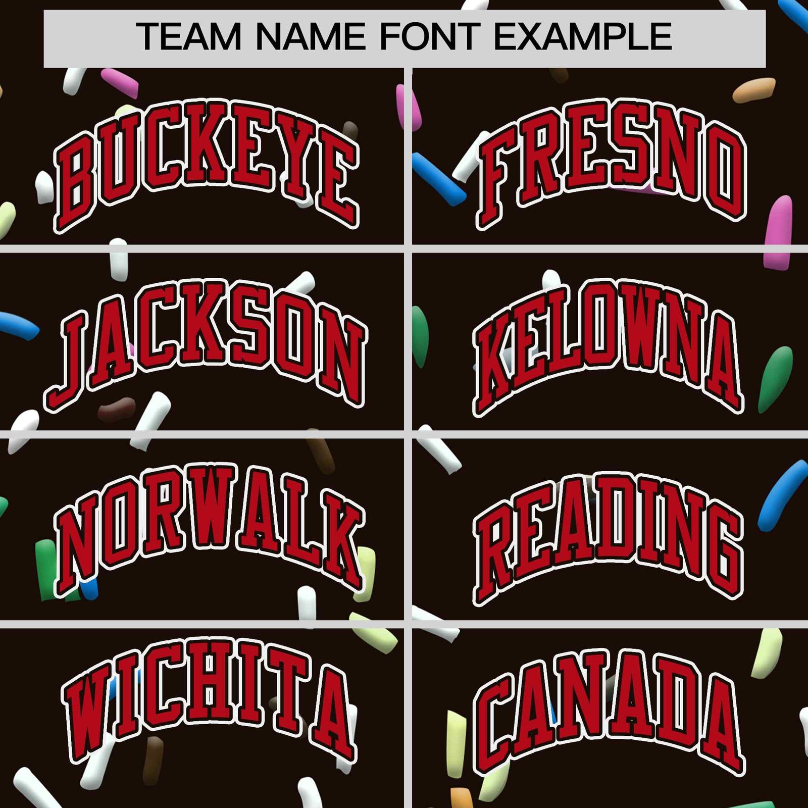 Custom Brown Red Ice Cream Pattern Personalized V-Neck Hockey Jersey