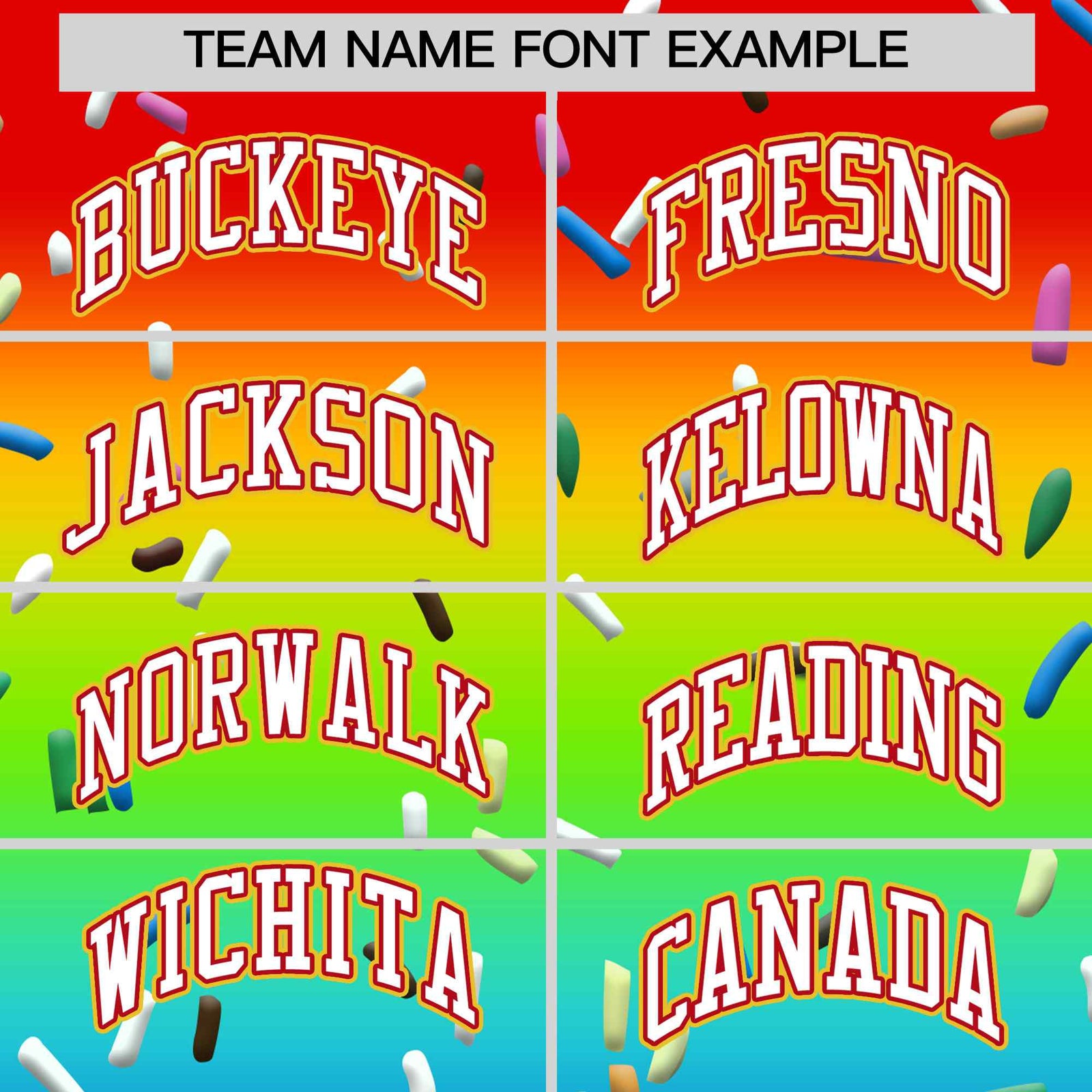 Custom Rainbow White Ice Cream Pattern Personalized V-Neck Hockey Jersey