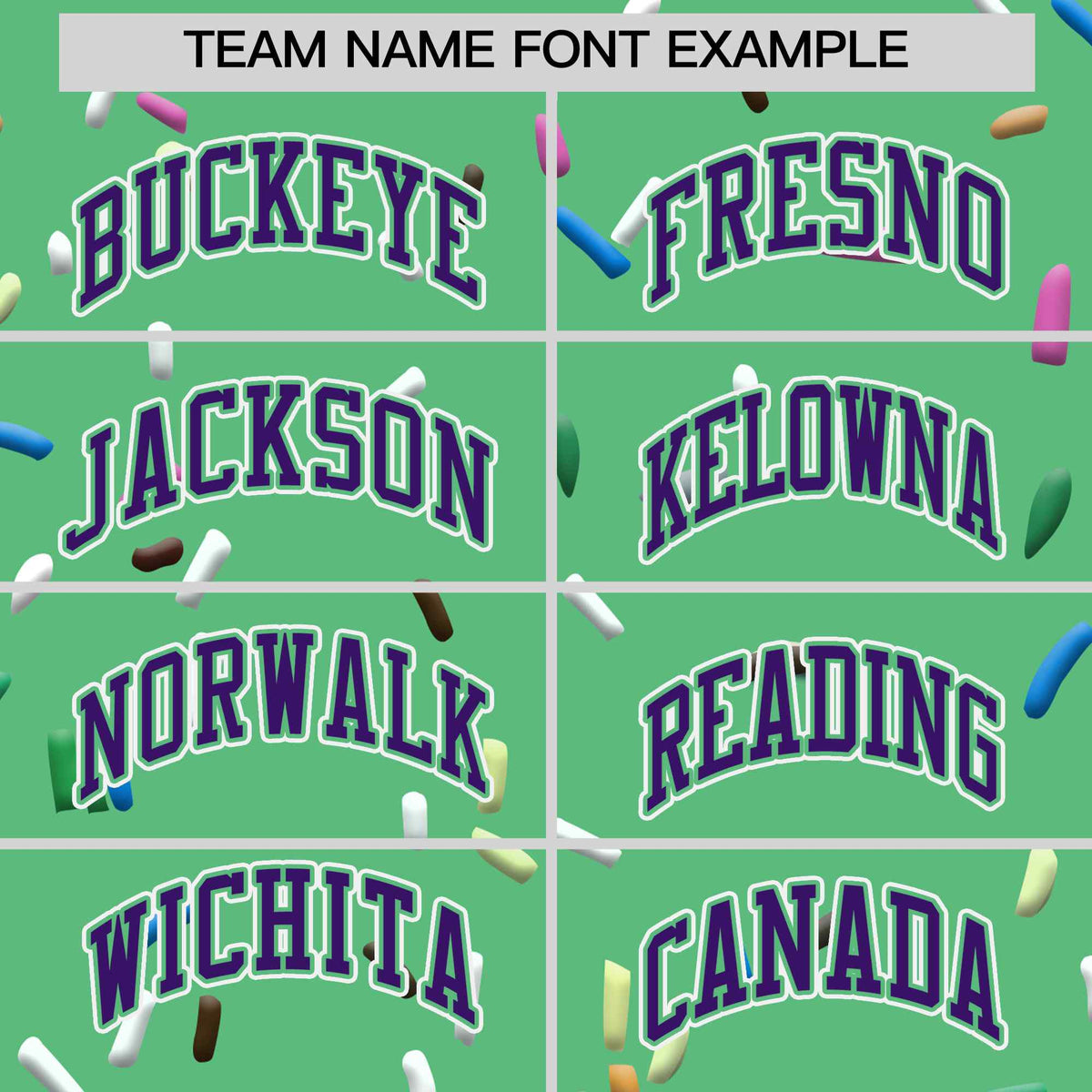 Custom Neon Green Purple Ice Cream Pattern Personalized V-Neck Hockey Jersey