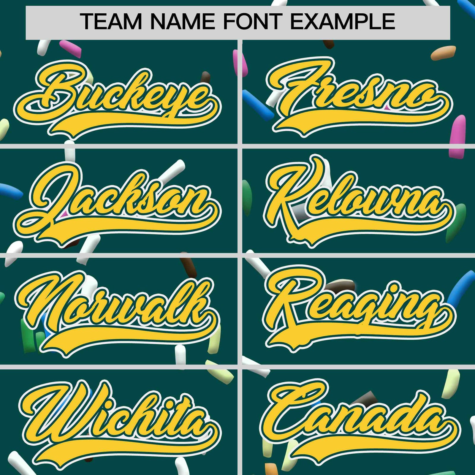 Custom Midnight Green Gold Ice Cream Pattern Personalized V-Neck Hockey Jersey