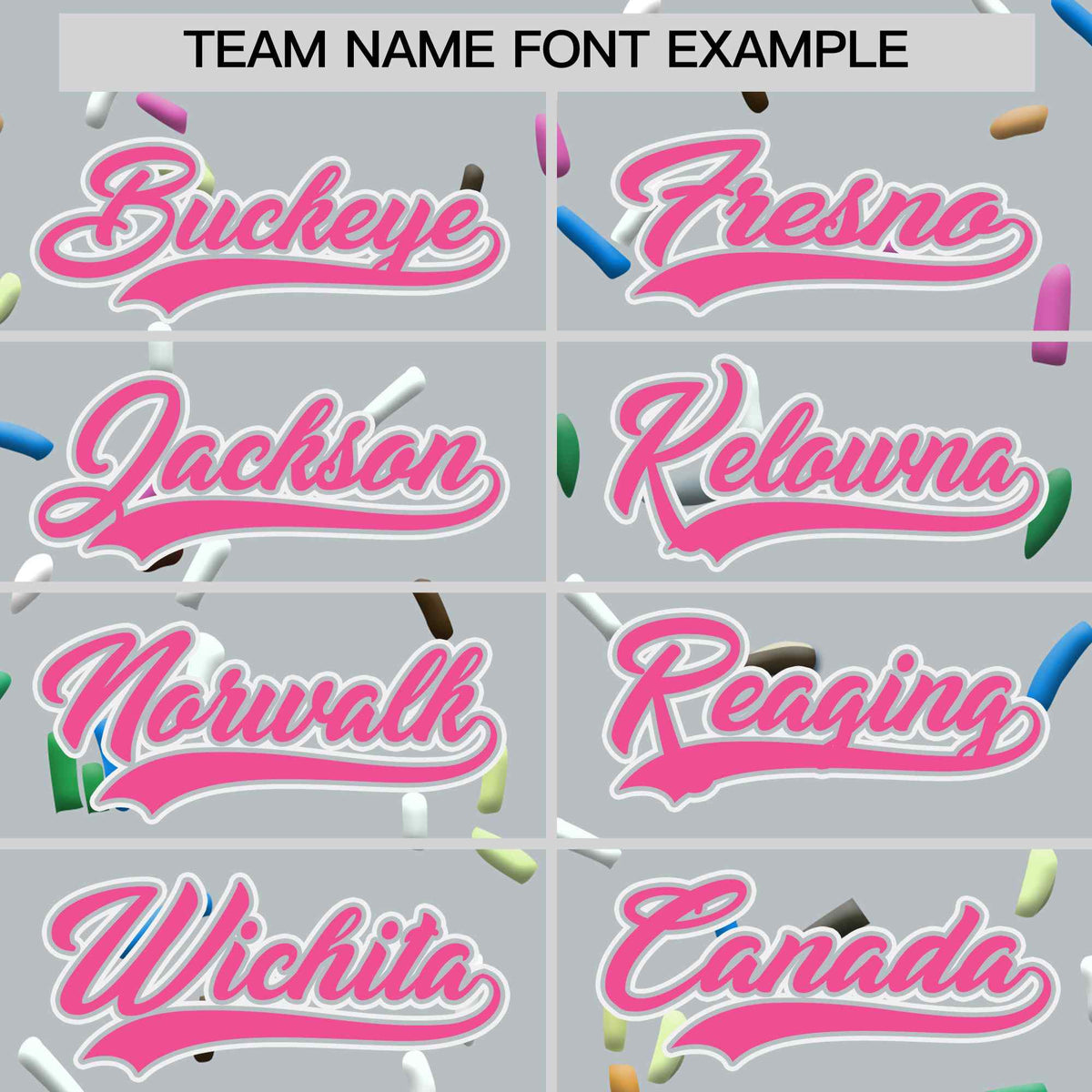 Custom Silver Pink Ice Cream Pattern Personalized V-Neck Hockey Jersey