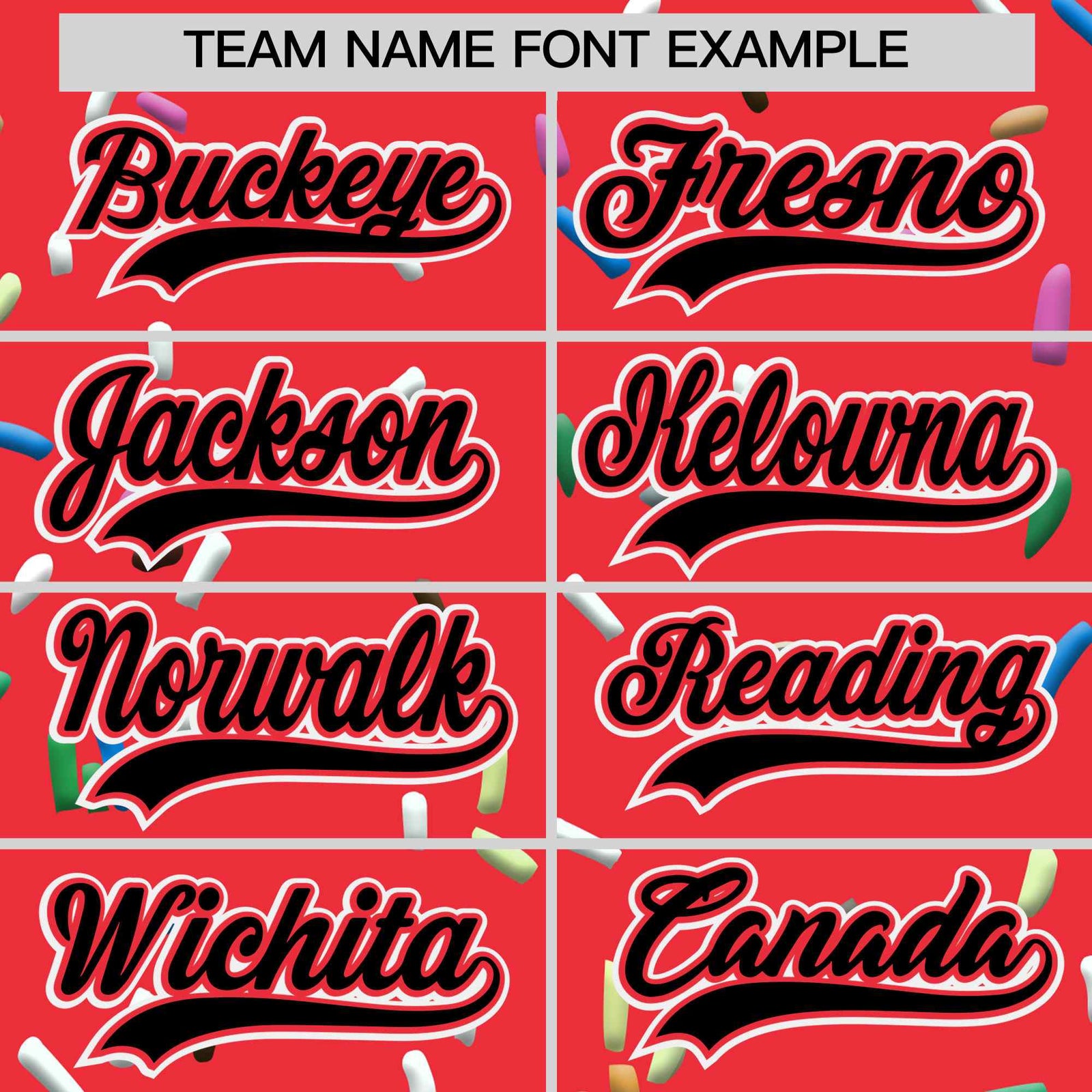 Custom Light Red Black Ice Cream Pattern Personalized V-Neck Hockey Jersey