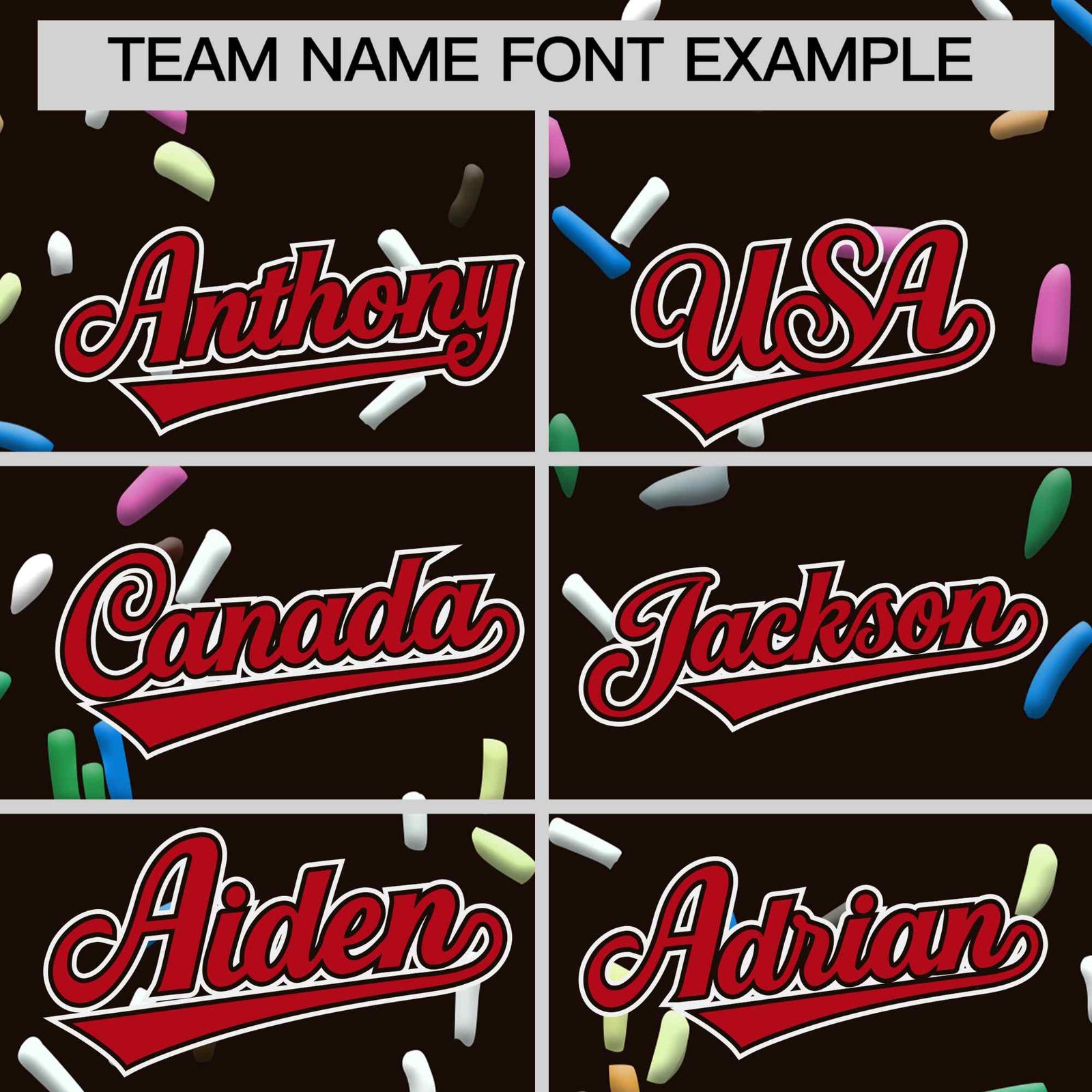 Custom Brown Red Ice Cream Pattern Personalized V-Neck Hockey Jersey| KXKSHOP