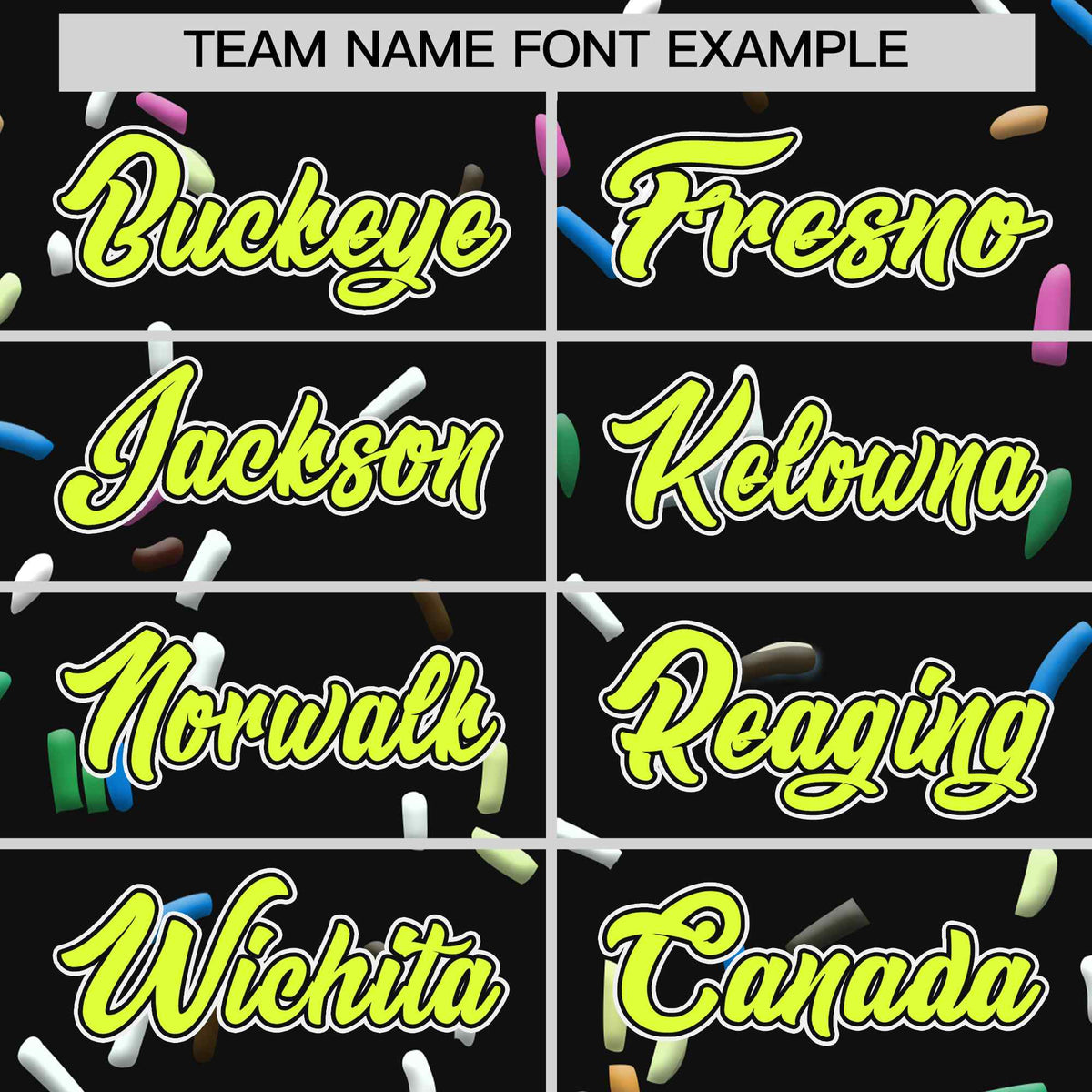 Custom Black Fluorescent Green Ice Cream Pattern Personalized V-Neck Hockey Jersey