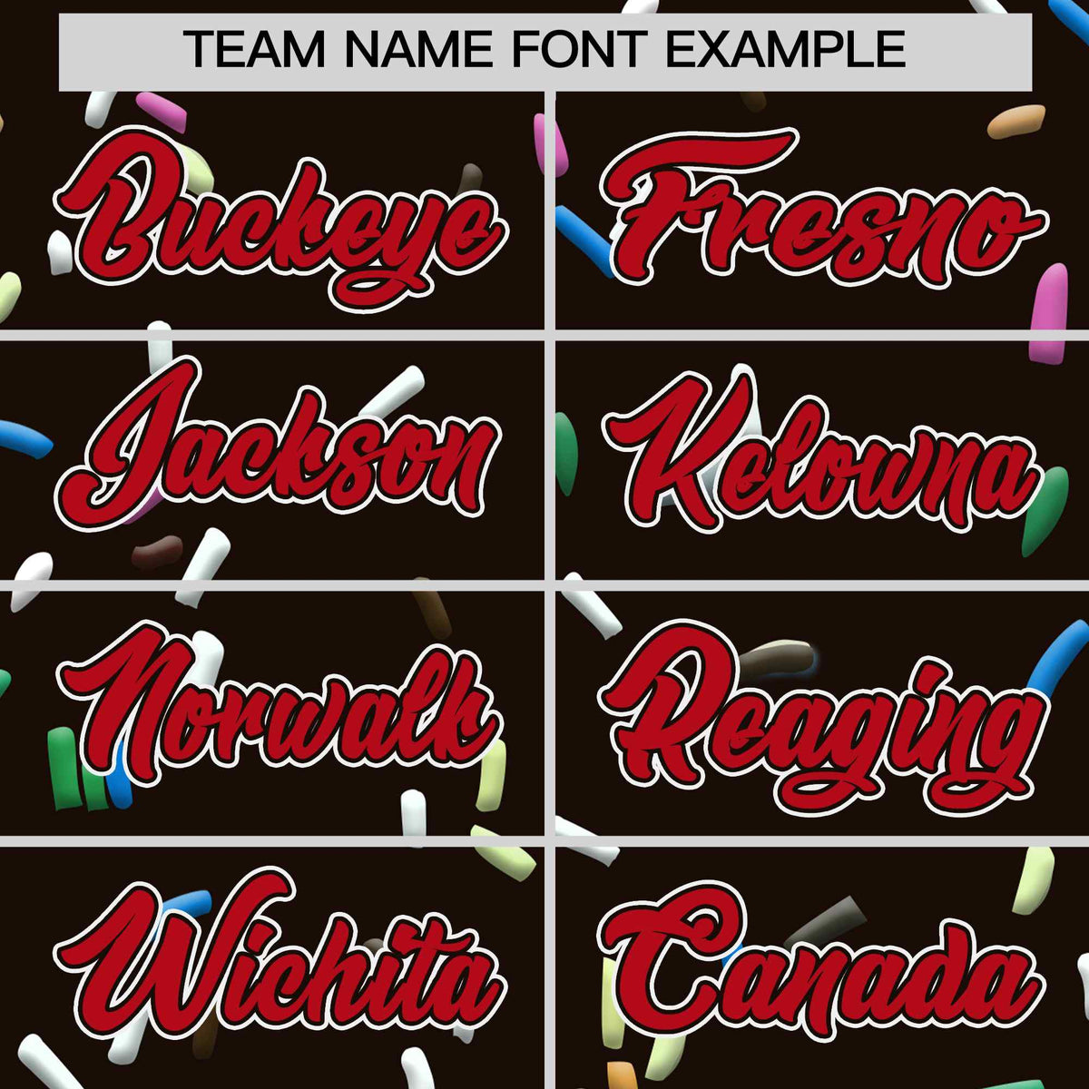 Custom Brown Red Ice Cream Pattern Personalized V-Neck Hockey Jersey