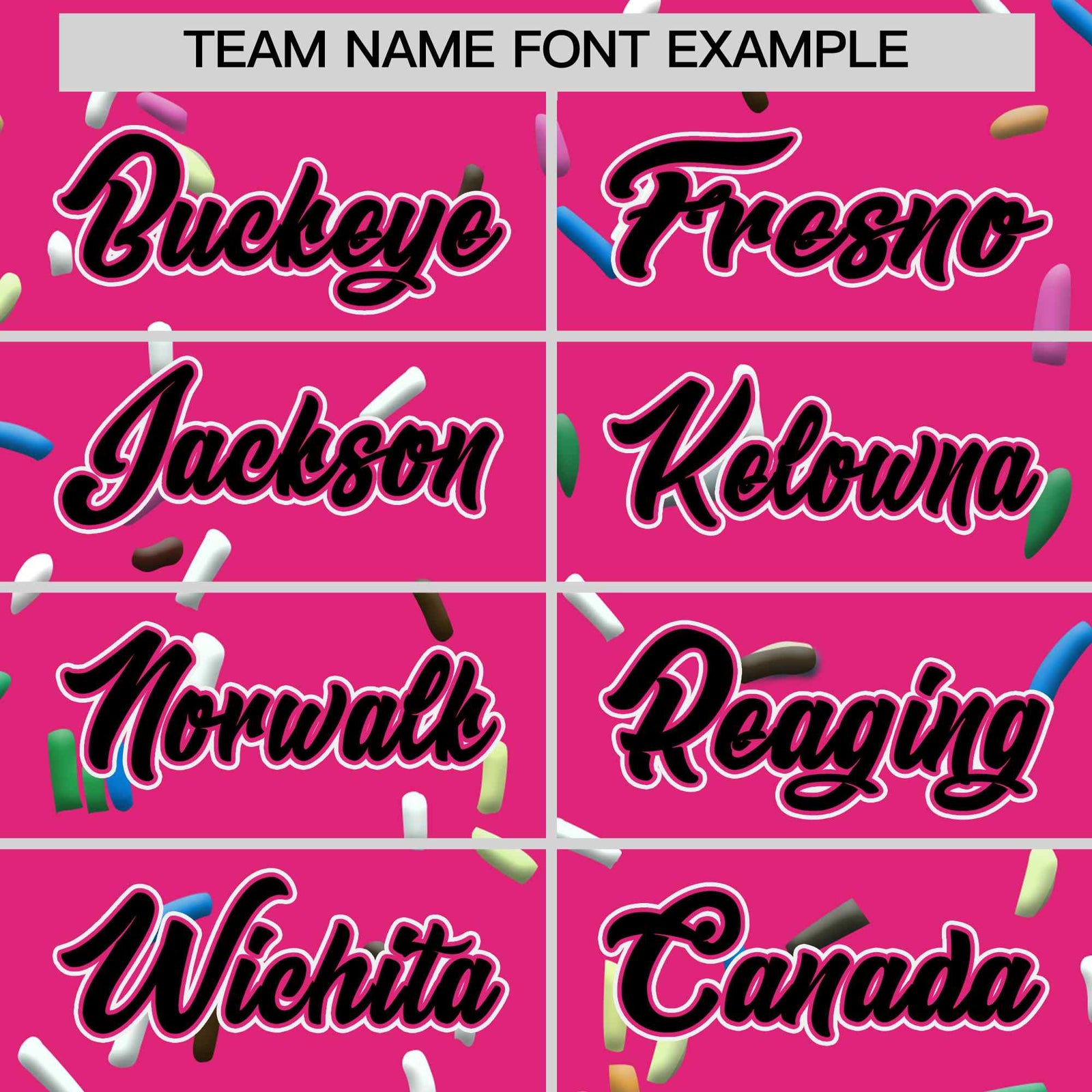 Custom Rose Red Black Ice Cream Pattern Personalized V-Neck Hockey Jersey