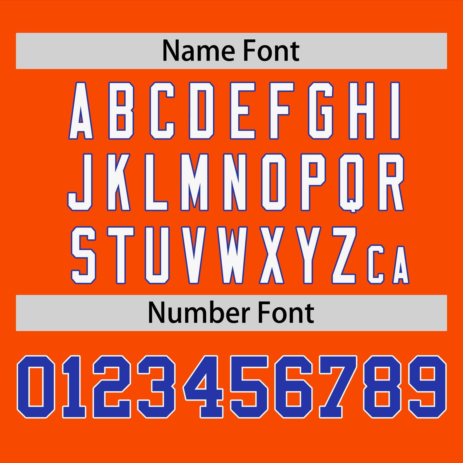 Custom Orange Royal-Royal Personalized Raglan Sleeves V-Neck Hockey Jersey