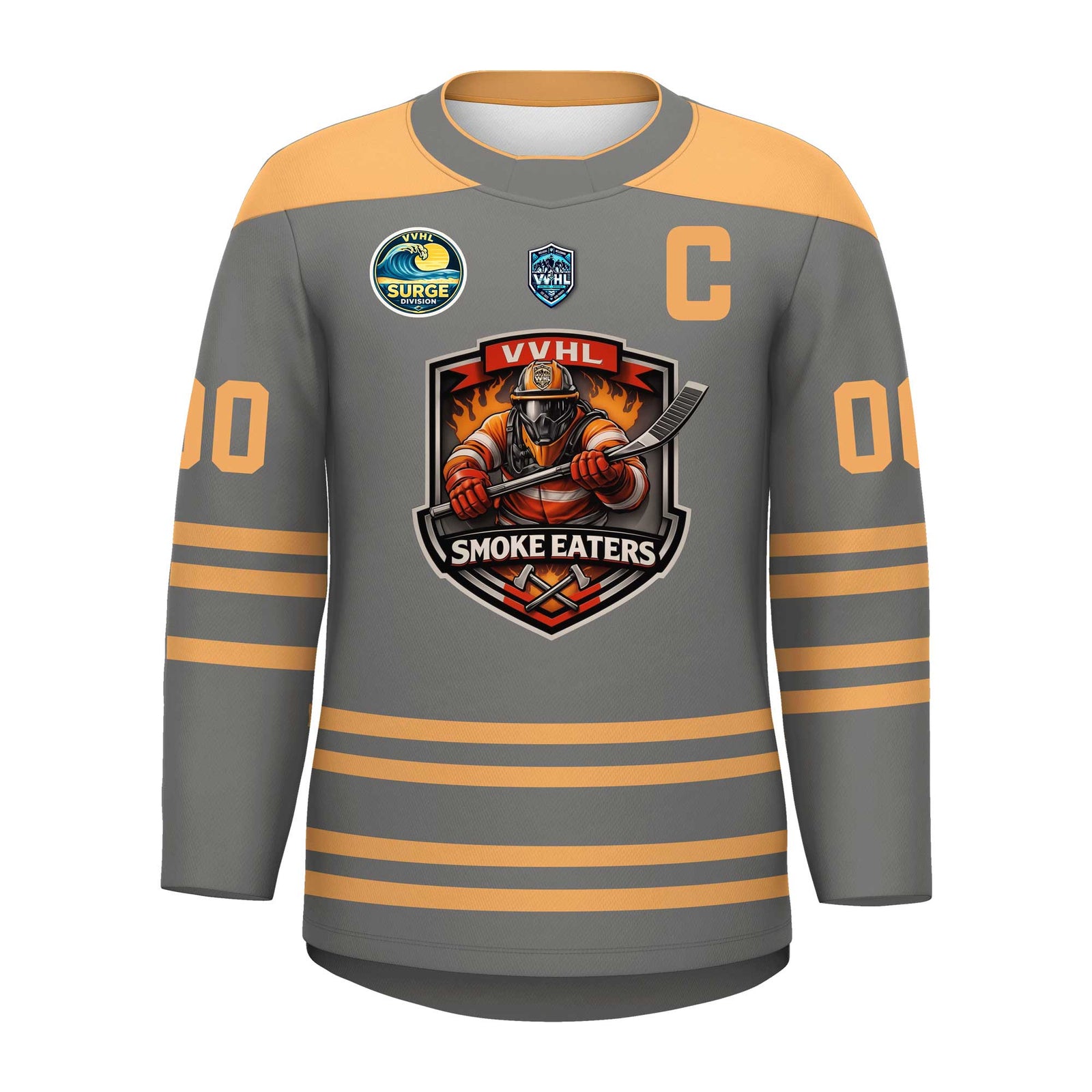 VVHL S10 SMOKE EATERS Hockey Jersey