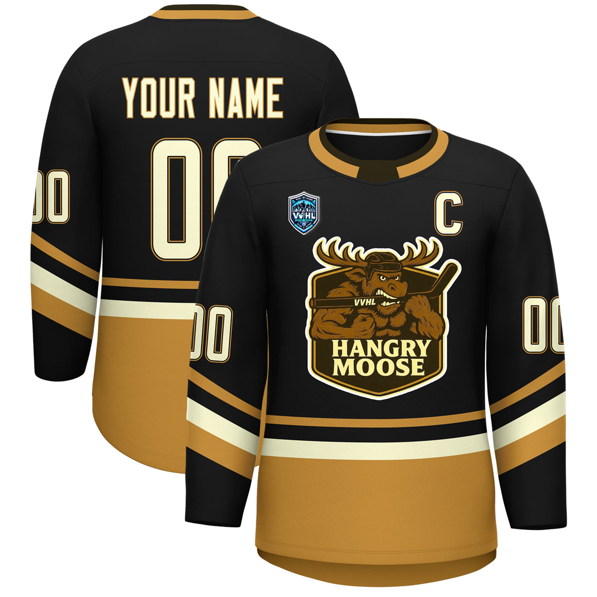 VVHL S8 Custom HANGRY MOOSE  Hockey Jersey