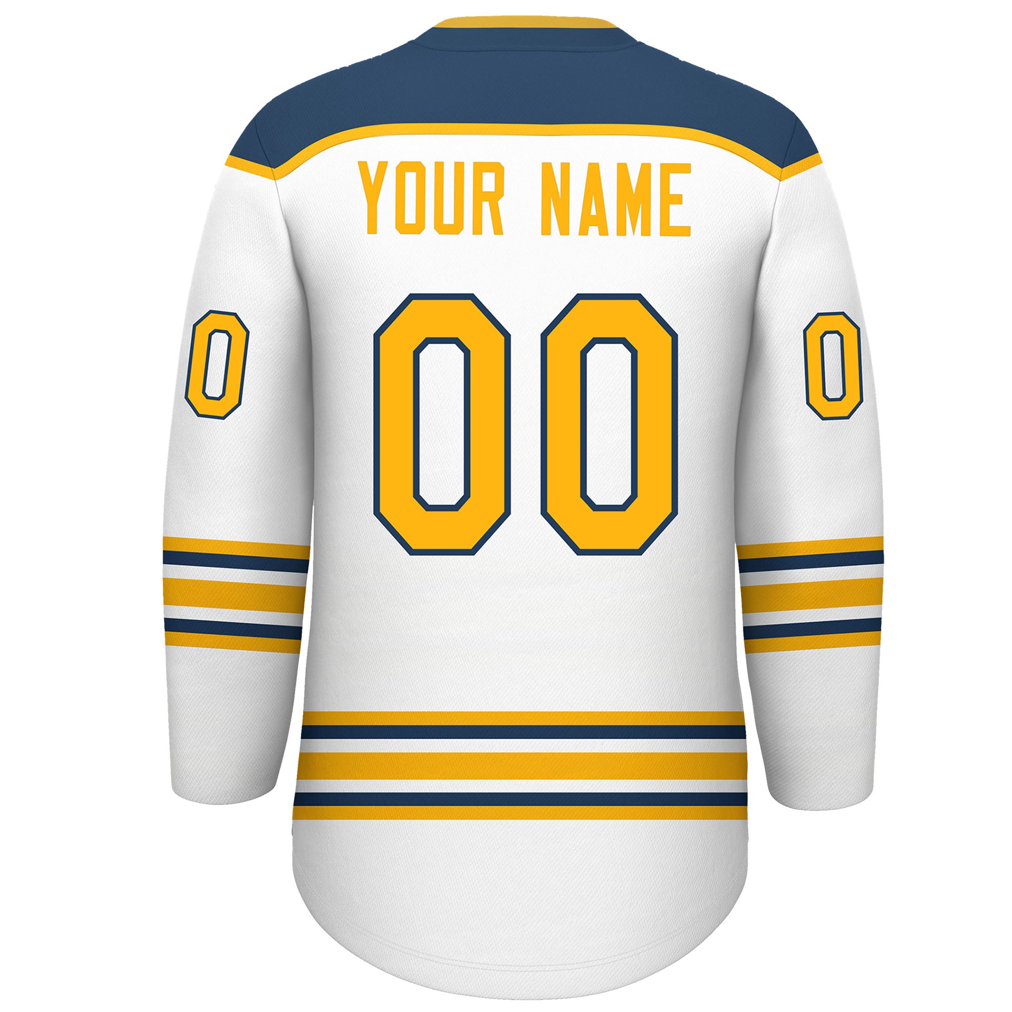 VVHL S9 Crease Police Yellow White Hockey Jersey