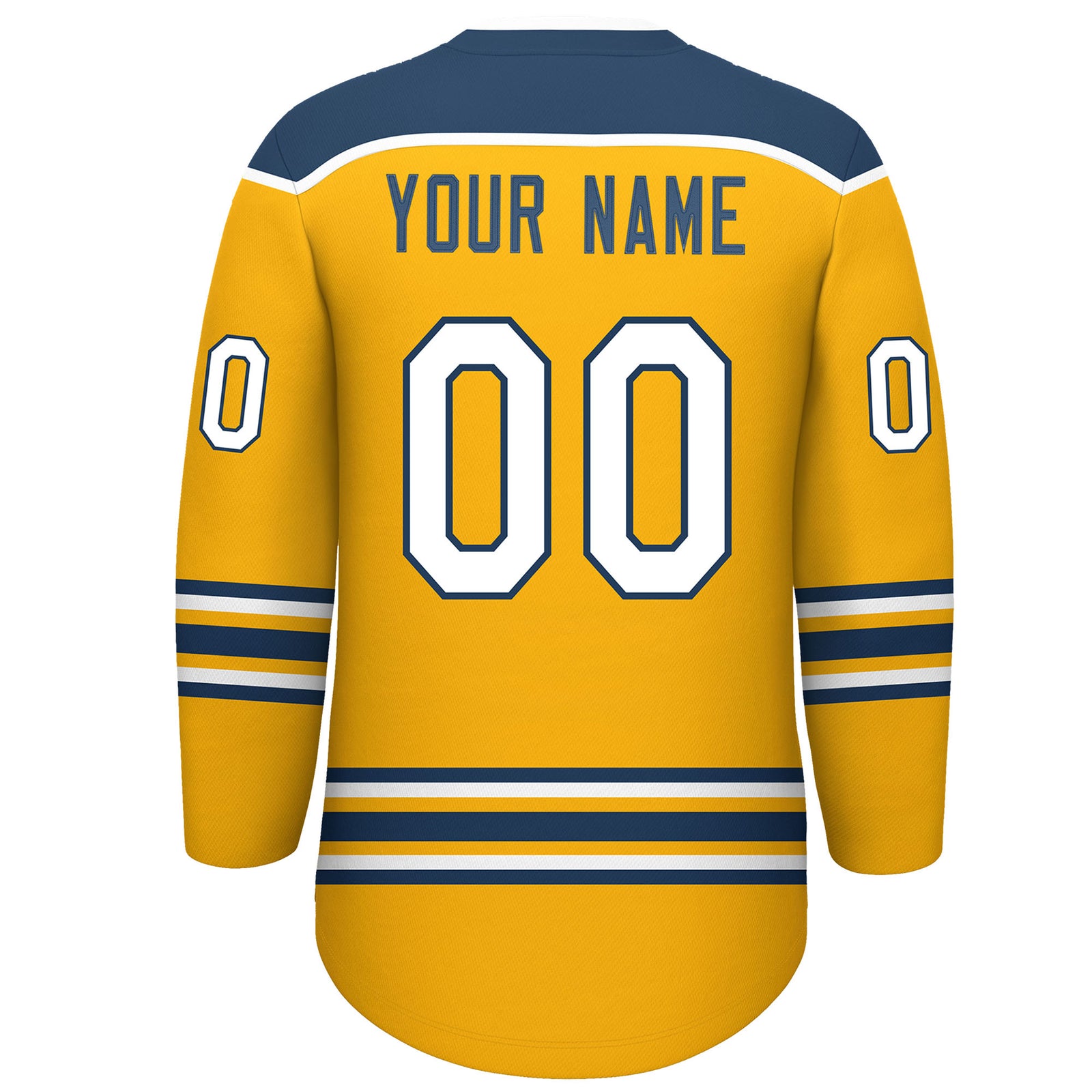 VVHL S9 Crease Police Yellow White Hockey Jersey