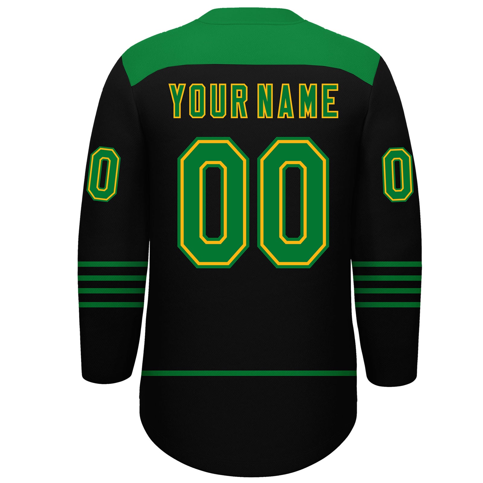 VVHL S9 Space Cowboys Black White Green Hockey Jersey