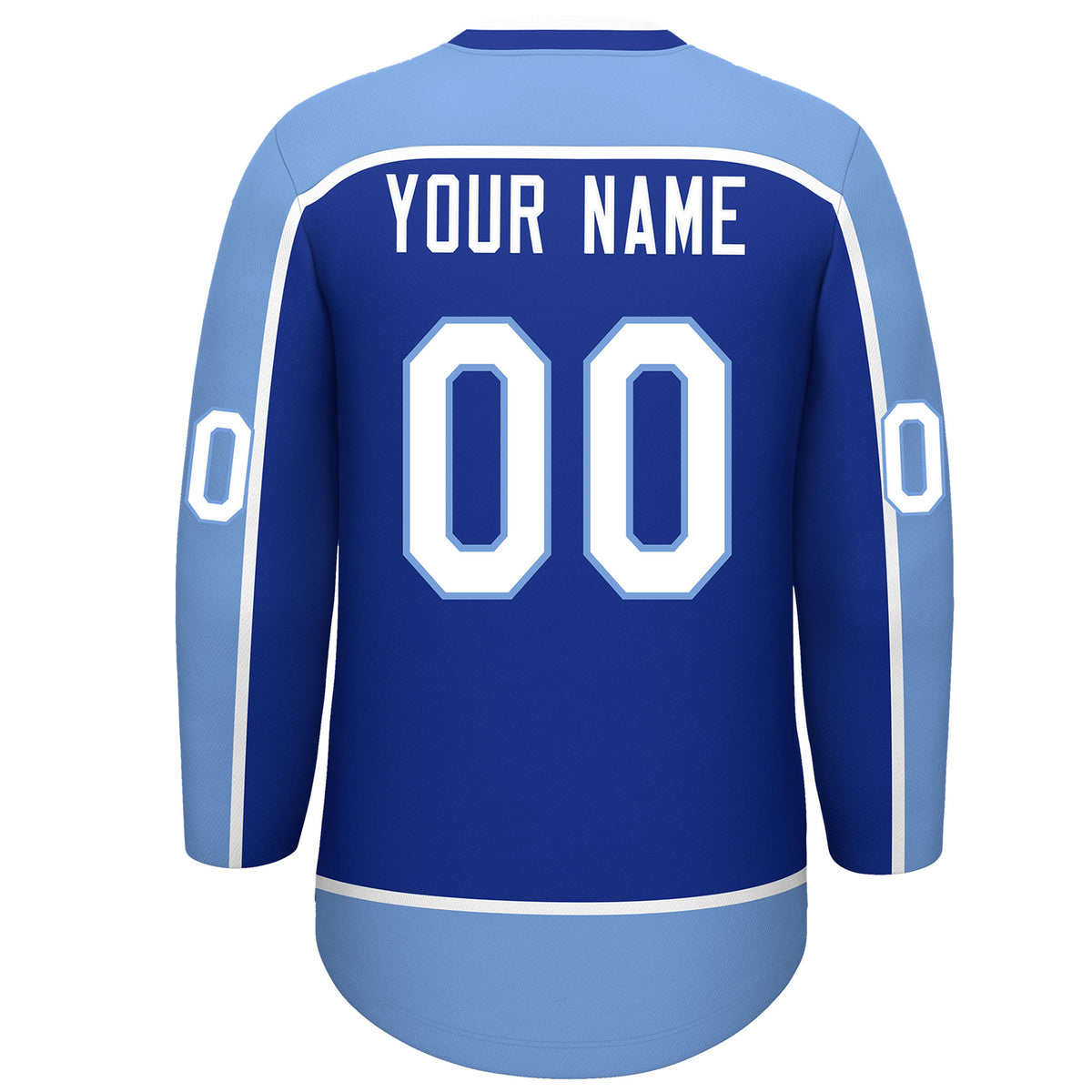 VVHL S9 Arctic Tigers Blue White Hockey Jersey